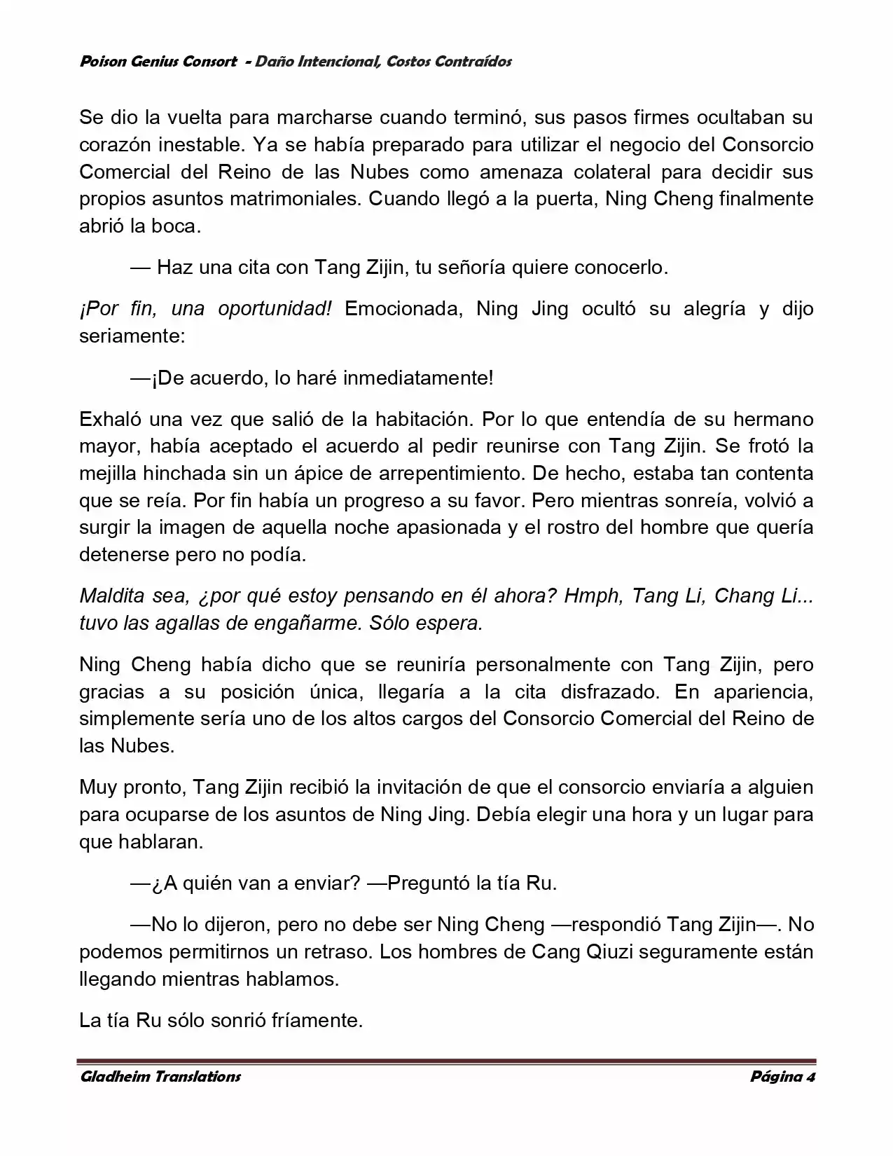 Poison Genious Consort (Novela) - Capítulo 378 - Página 4 - LectorTMOo