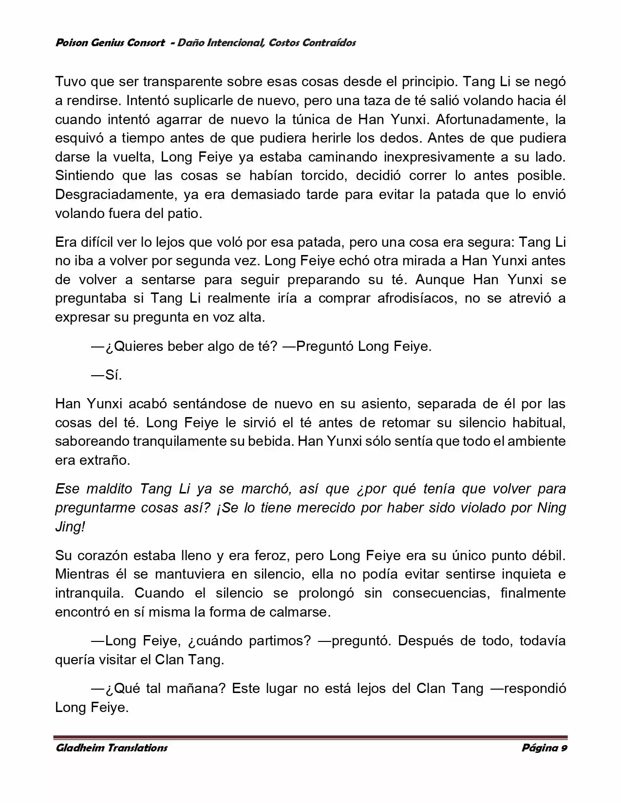 Poison Genious Consort (Novela) - Capítulo 378 - Página 9 - LectorTMOo