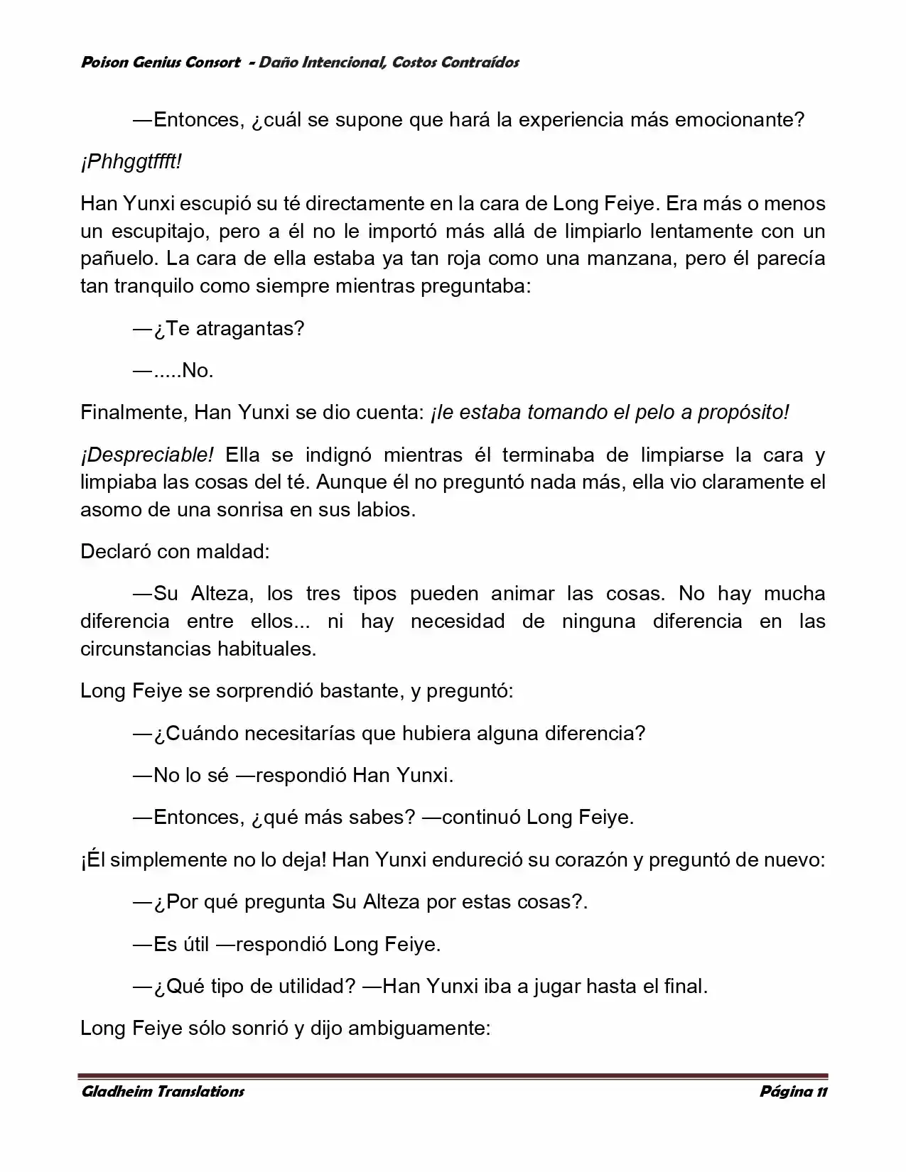 Poison Genious Consort (Novela) - Capítulo 378 - Página 11 - LectorTMOo