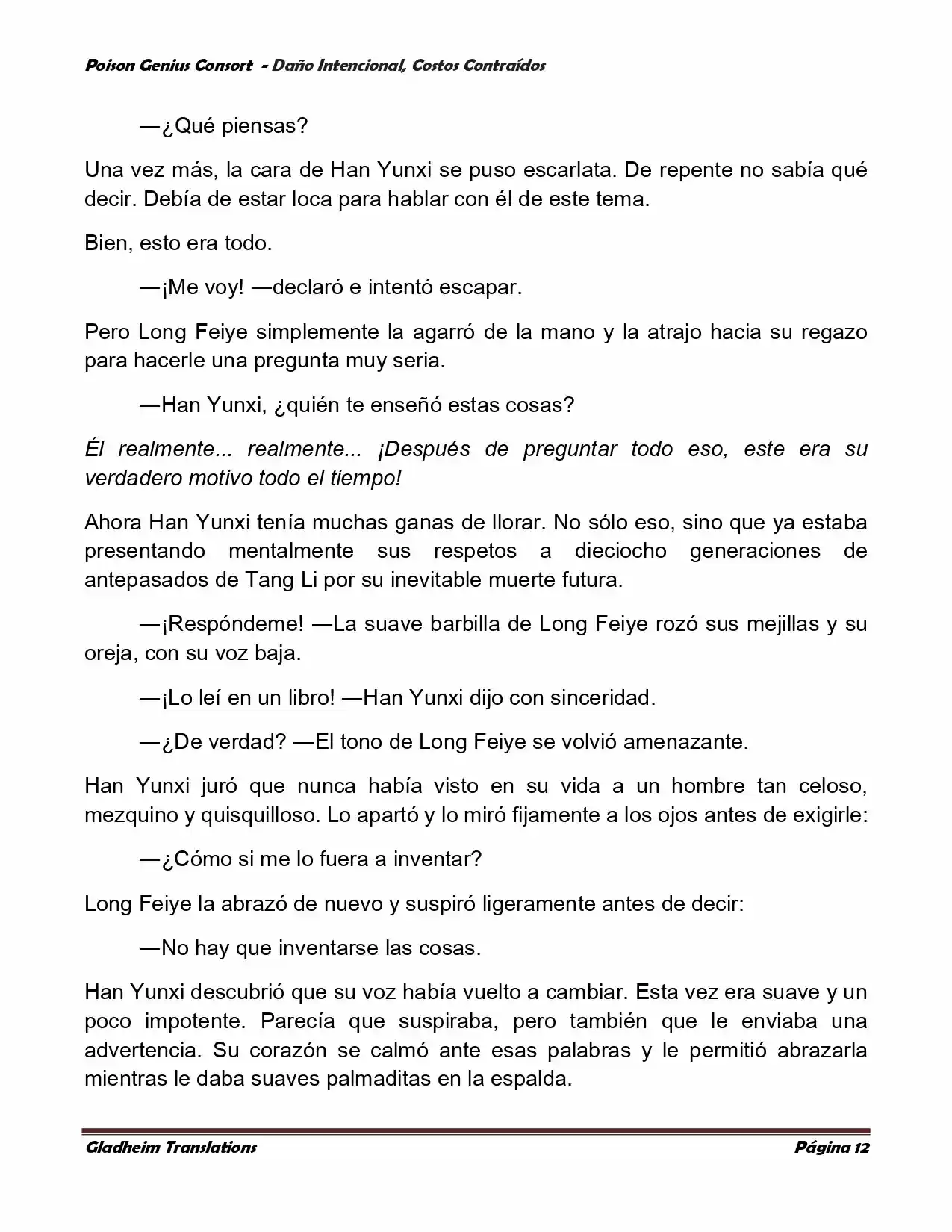 Poison Genious Consort (Novela) - Capítulo 378 - Página 12 - LectorTMOo
