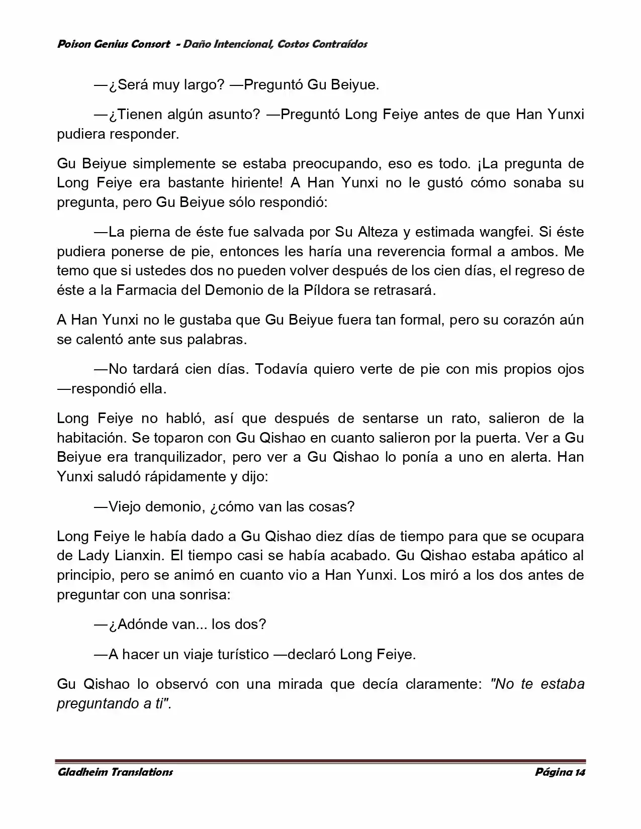 Poison Genious Consort (Novela) - Capítulo 378 - Página 14 - LectorTMOo
