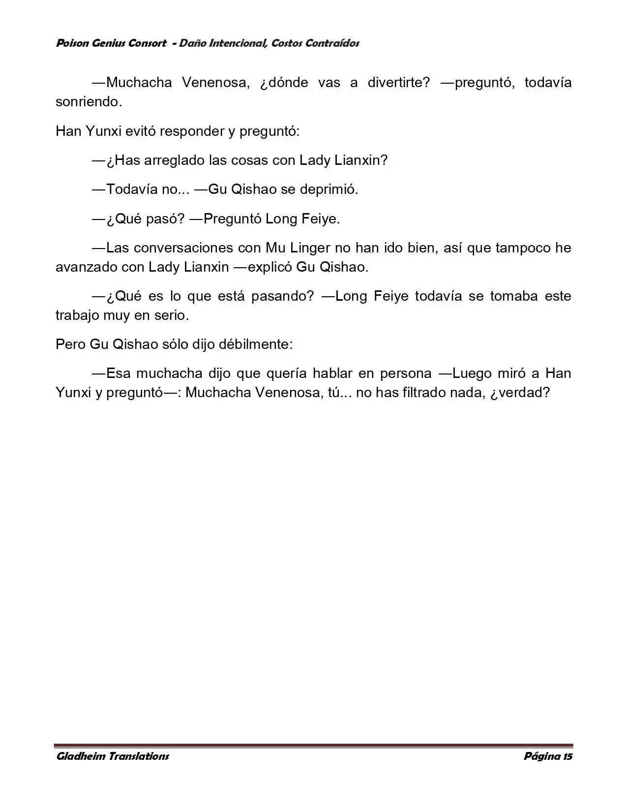 Poison Genious Consort (Novela) - Capítulo 378 - Página 15 - LectorTMOo