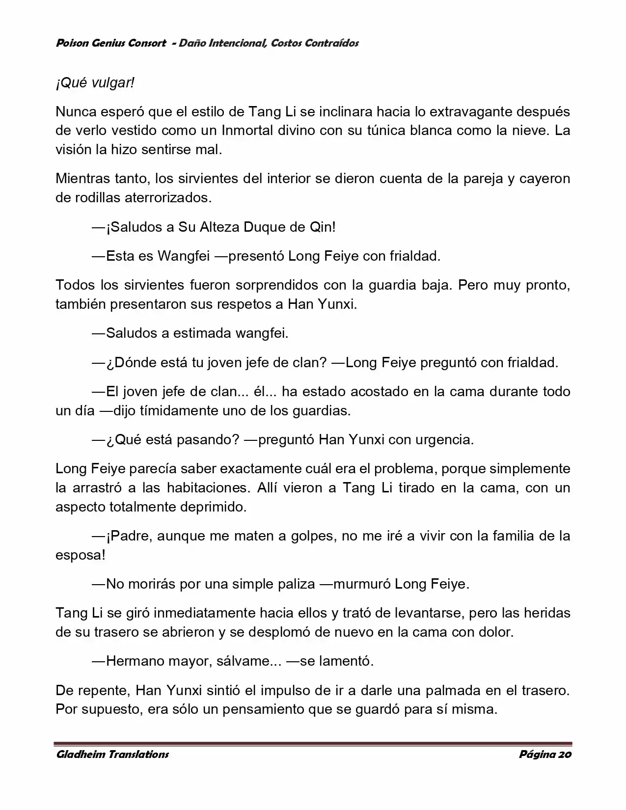 Poison Genious Consort (Novela) - Capítulo 378 - Página 20 - LectorTMOo