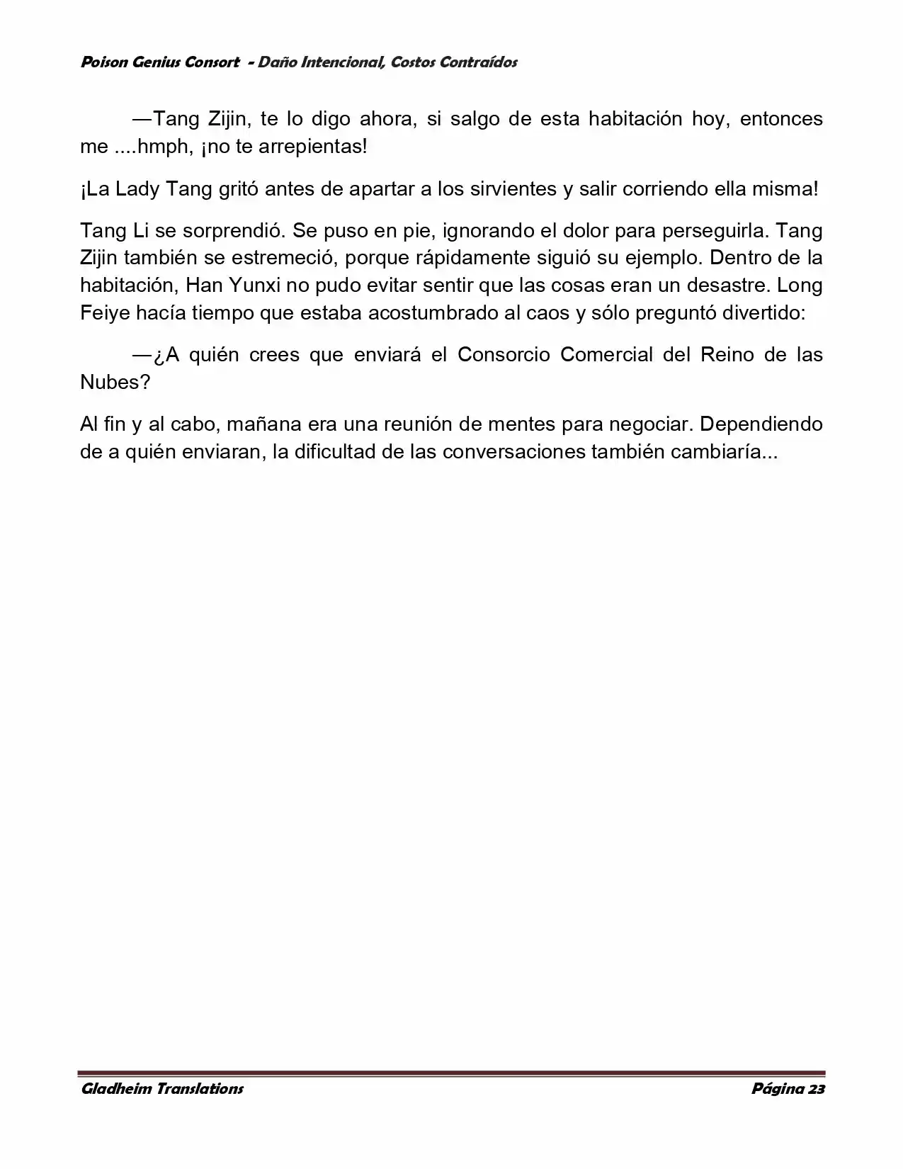 Poison Genious Consort (Novela) - Capítulo 378 - Página 23 - LectorTMOo