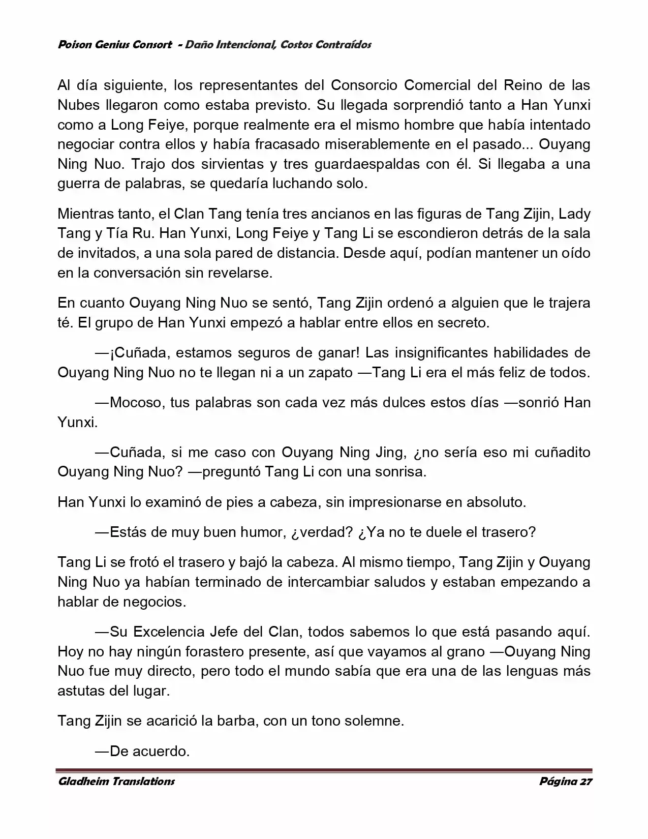 Poison Genious Consort (Novela) - Capítulo 378 - Página 27 - LectorTMOo