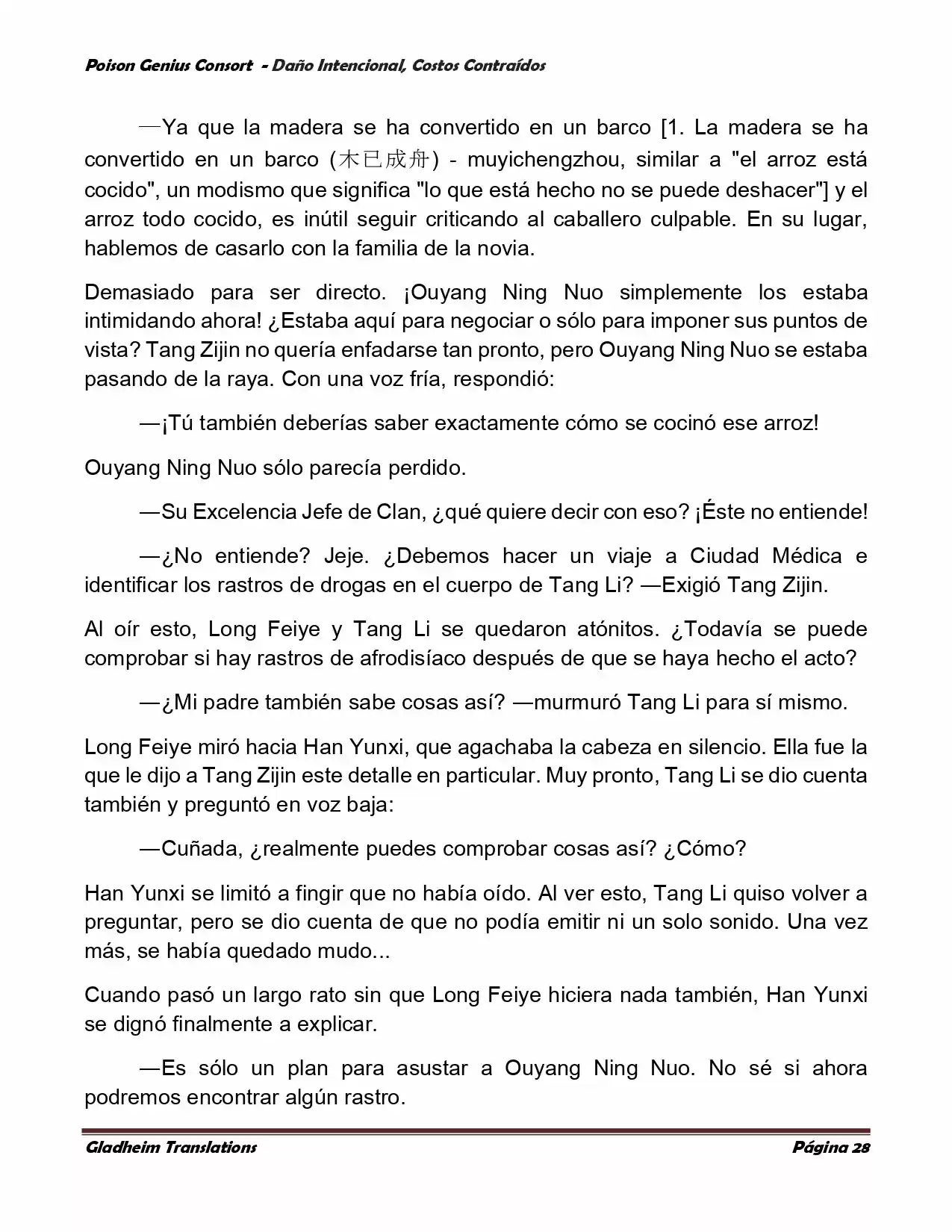 Poison Genious Consort (Novela) - Capítulo 378 - Página 28 - LectorTMOo