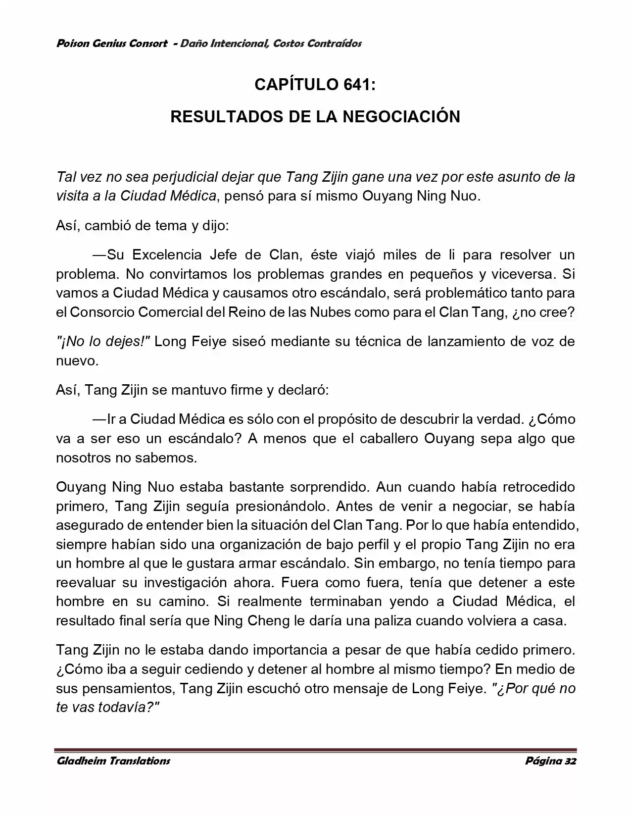 Poison Genious Consort (Novela) - Capítulo 378 - Página 32 - LectorTMOo