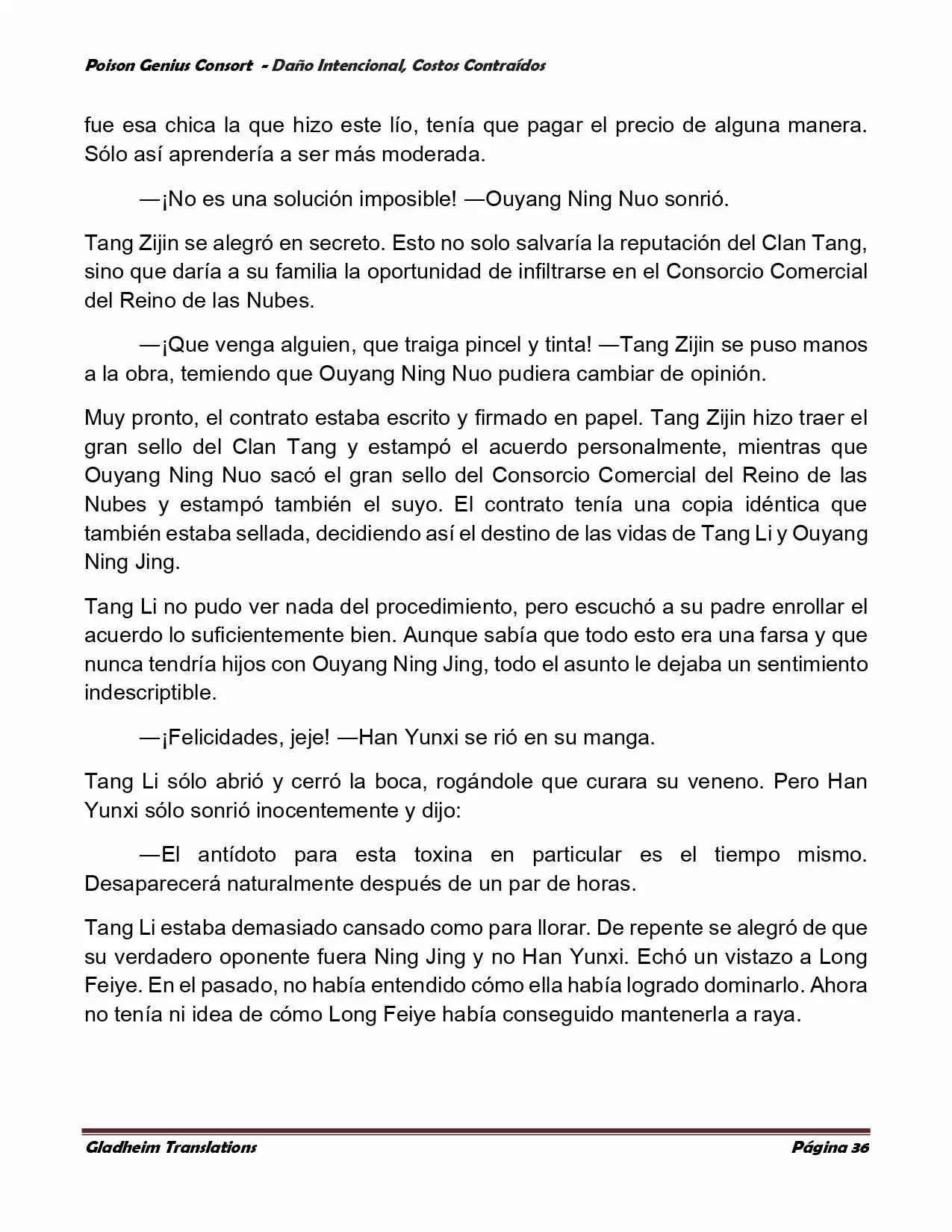 Poison Genious Consort (Novela) - Capítulo 378 - Página 36 - LectorTMOo