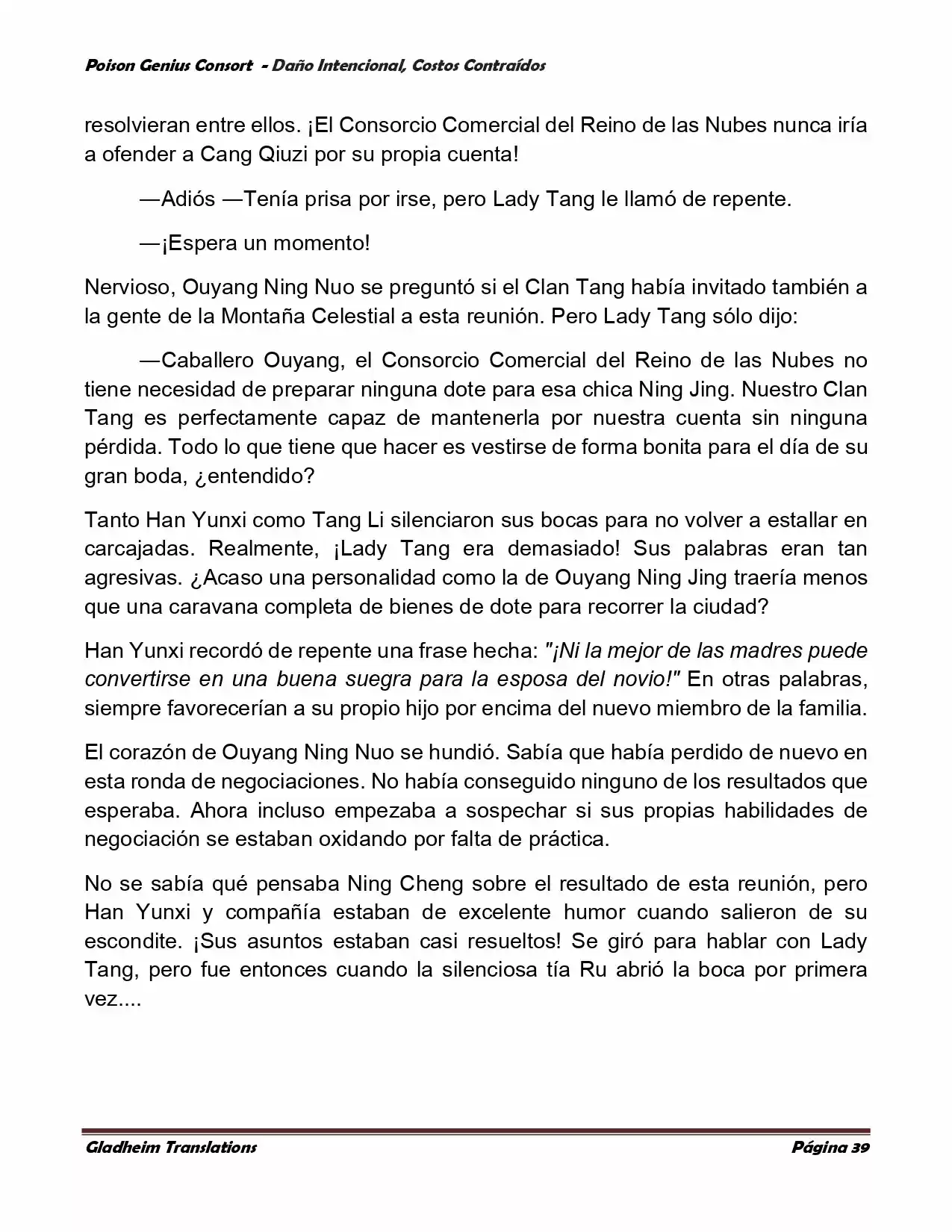 Poison Genious Consort (Novela) - Capítulo 378 - Página 39 - LectorTMOo