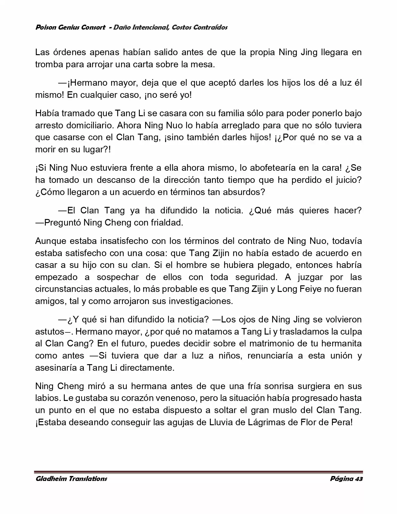 Poison Genious Consort (Novela) - Capítulo 378 - Página 43 - LectorTMOo