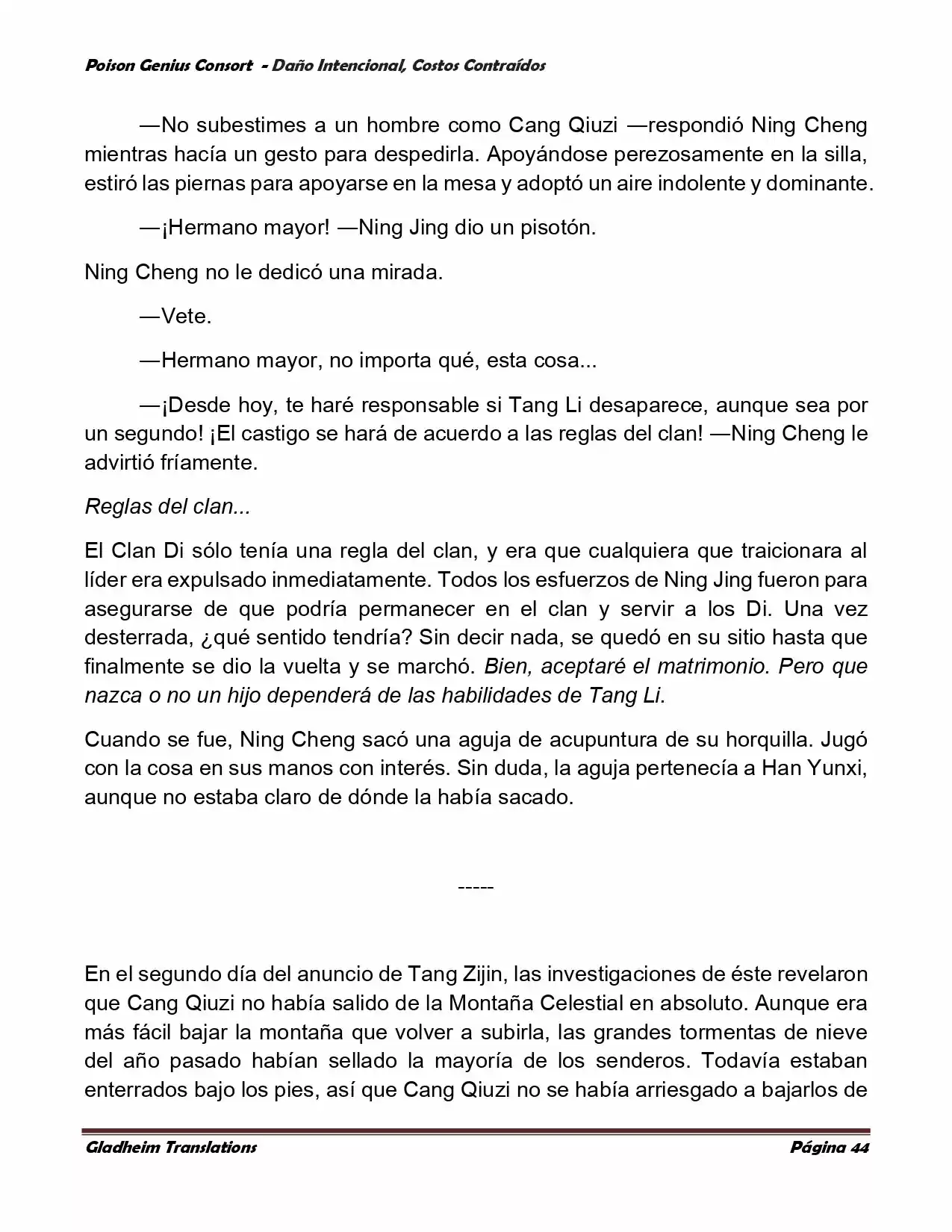 Poison Genious Consort (Novela) - Capítulo 378 - Página 44 - LectorTMOo