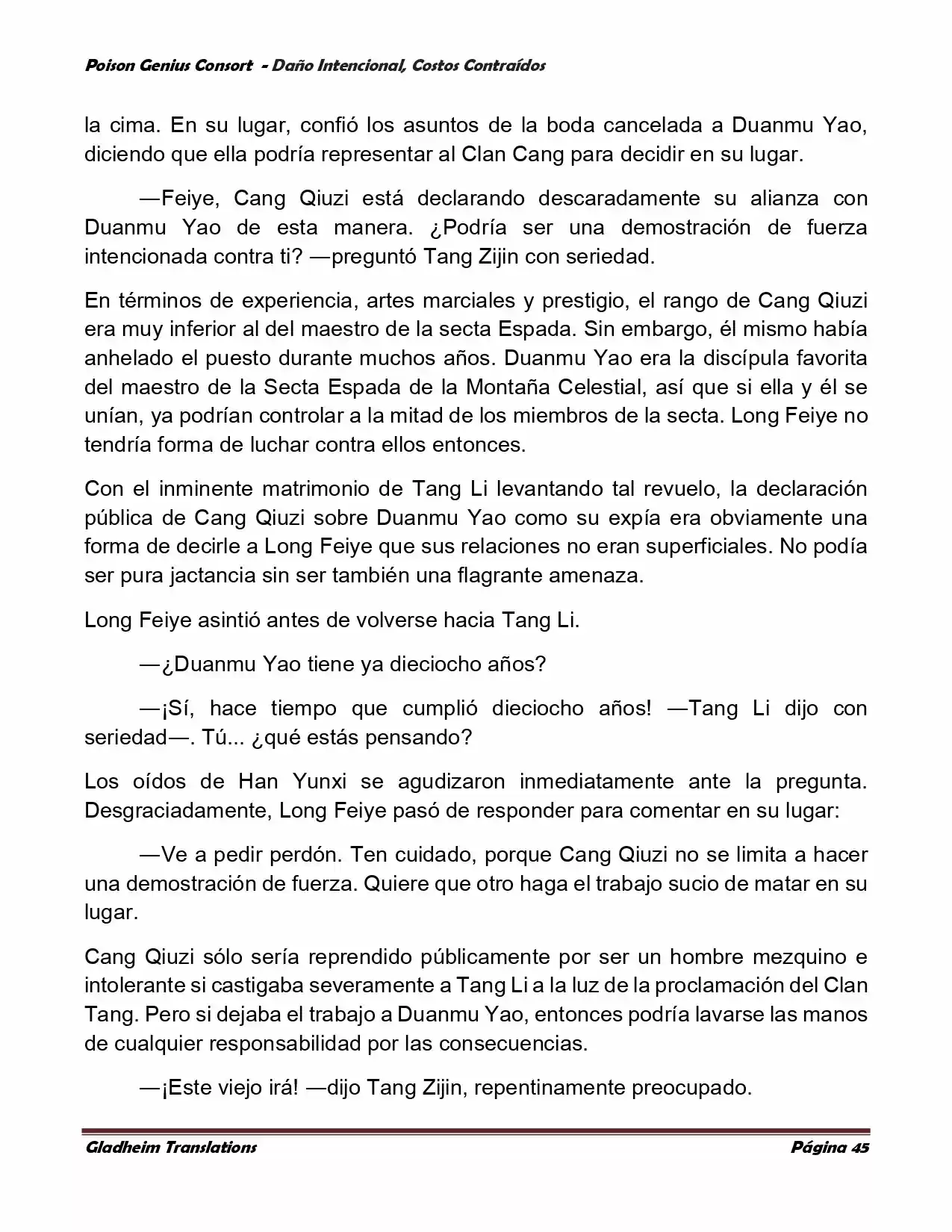Poison Genious Consort (Novela) - Capítulo 378 - Página 45 - LectorTMOo