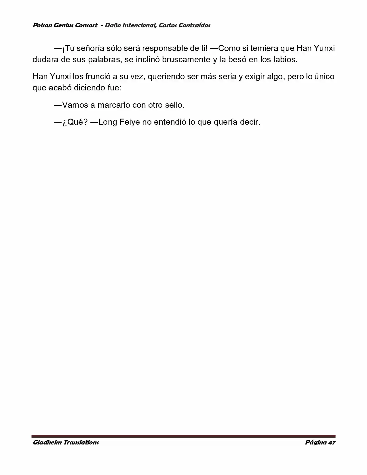 Poison Genious Consort (Novela) - Capítulo 378 - Página 47 - LectorTMOo