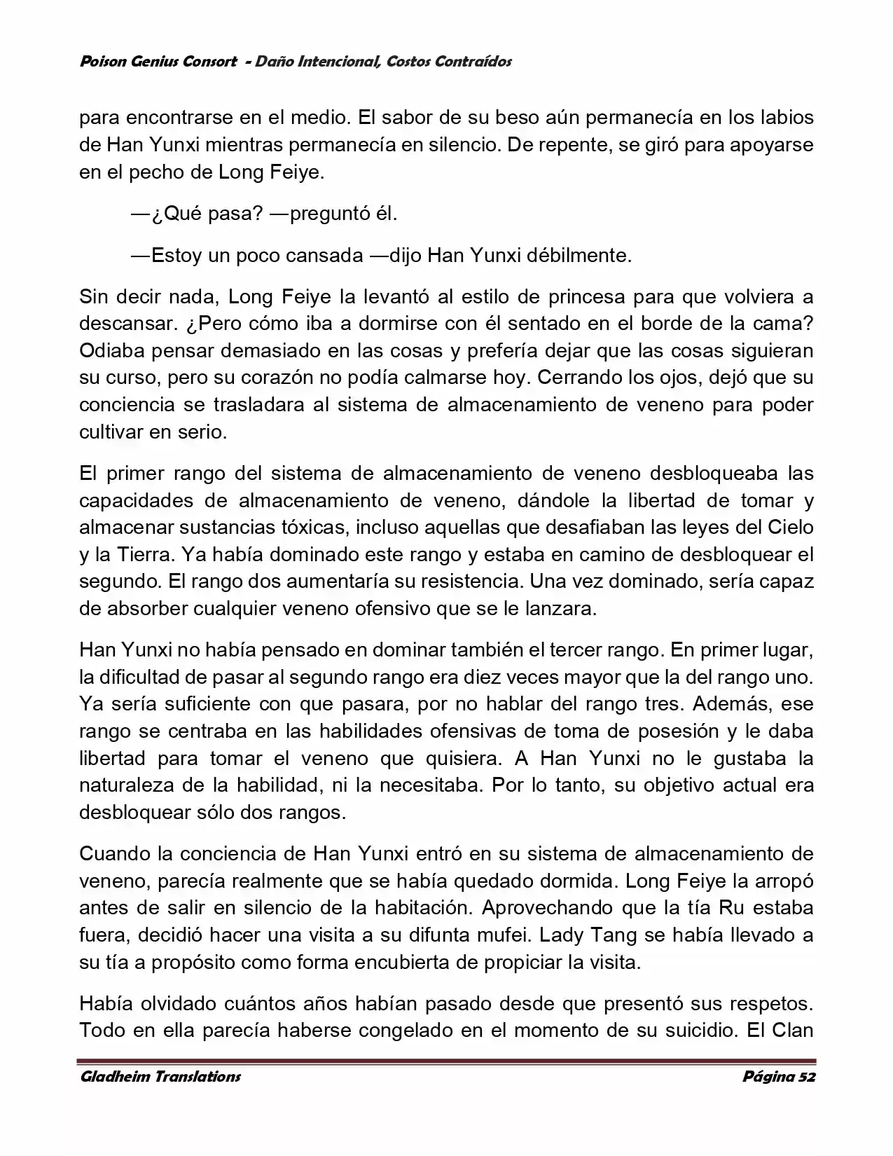 Poison Genious Consort (Novela) - Capítulo 378 - Página 52 - LectorTMOo