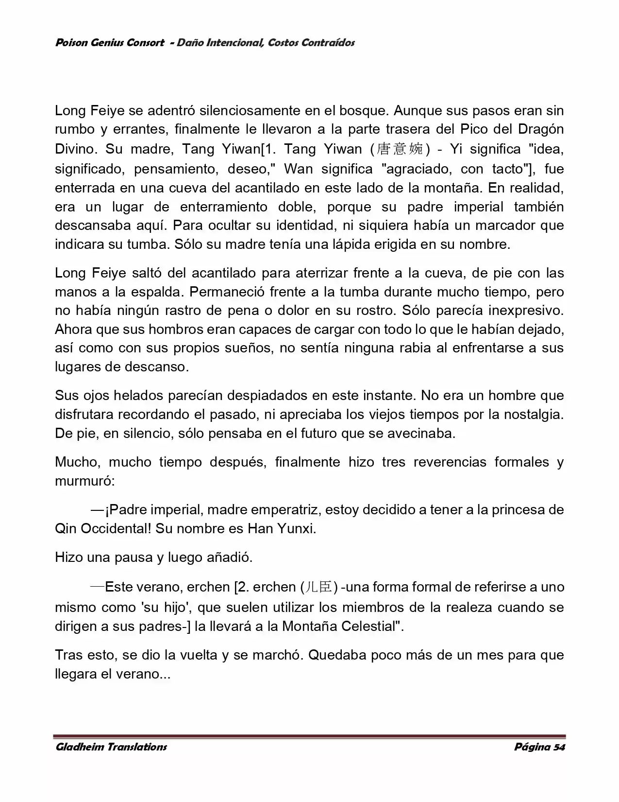 Poison Genious Consort (Novela) - Capítulo 378 - Página 54 - LectorTMOo
