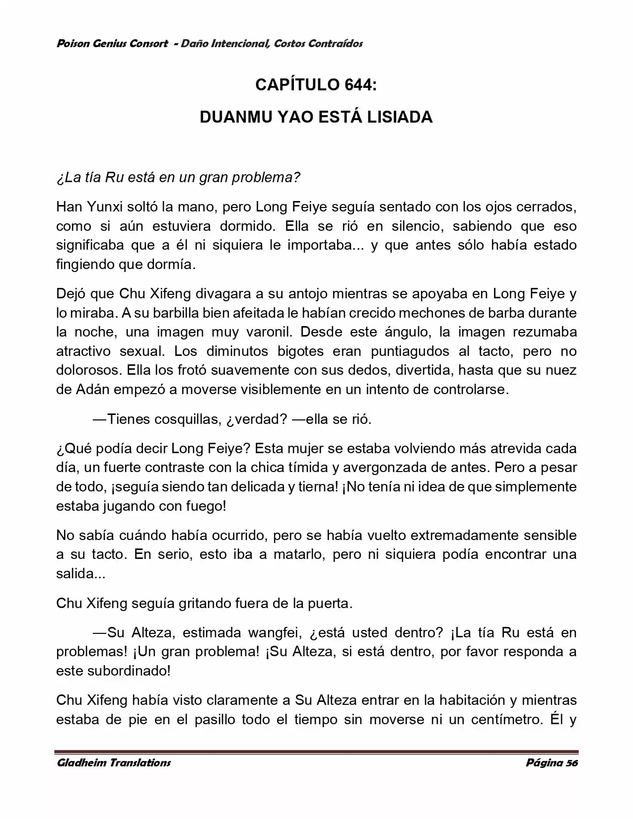 Poison Genious Consort (Novela) - Capítulo 378 - Página 56 - LectorTMOo