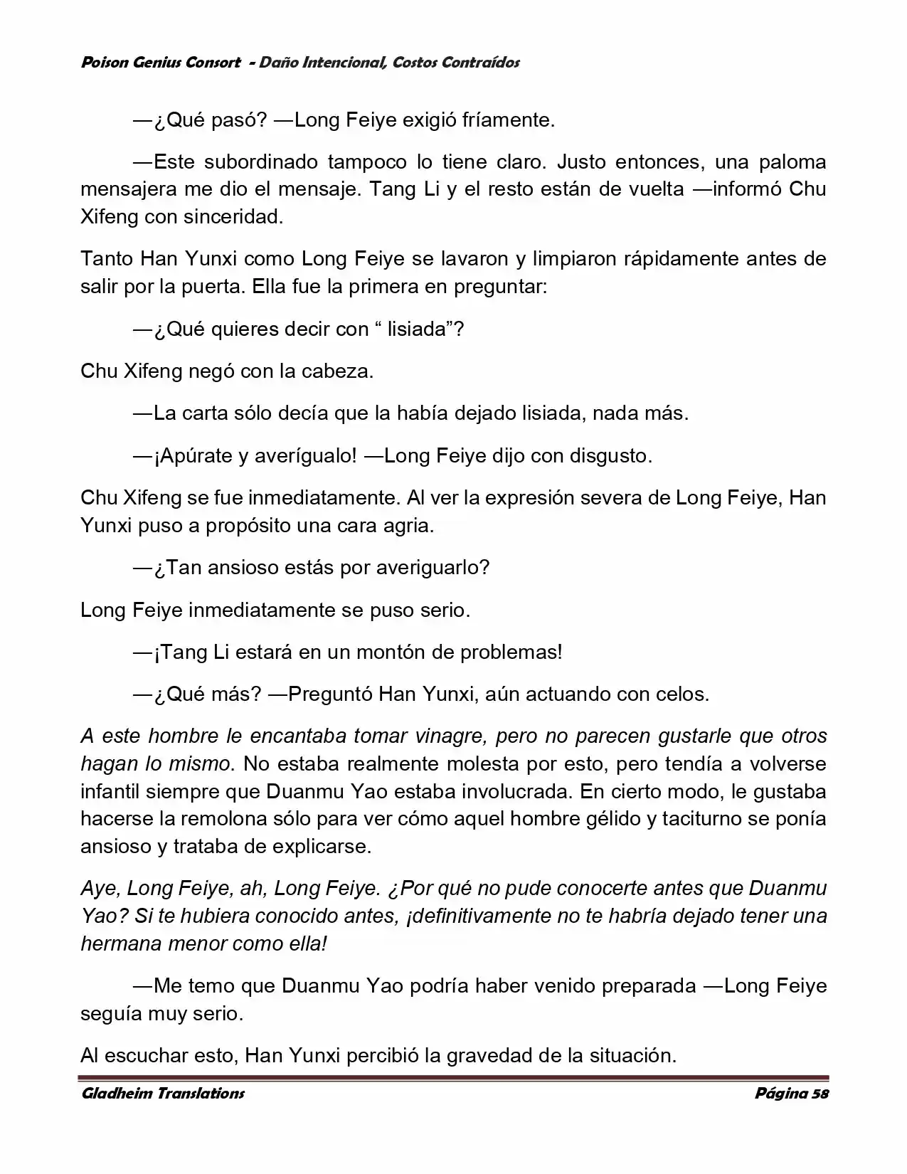 Poison Genious Consort (Novela) - Capítulo 378 - Página 58 - LectorTMOo