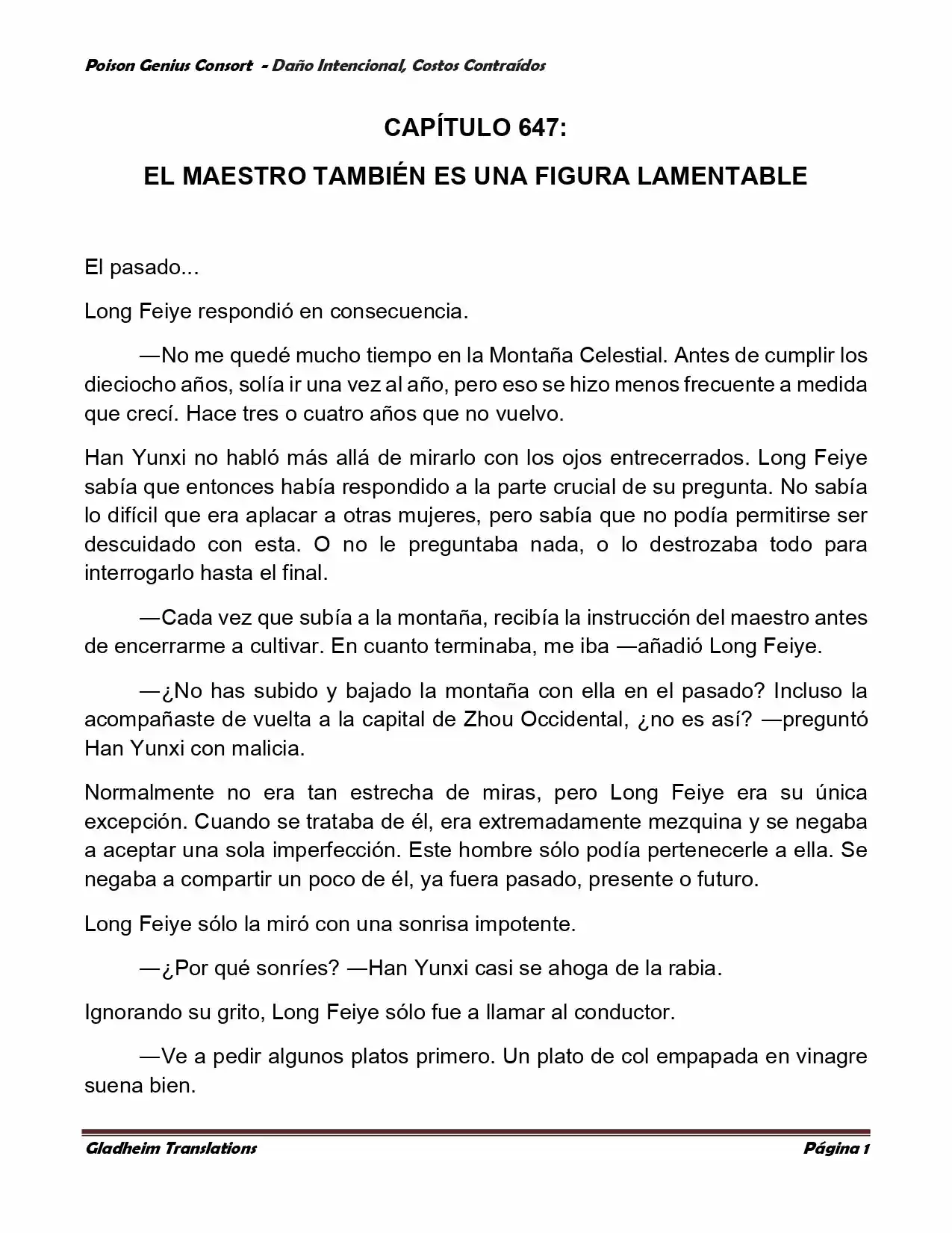 Poison Genious Consort (Novela) - Capítulo 379 - Página 1 - LectorTMOo
