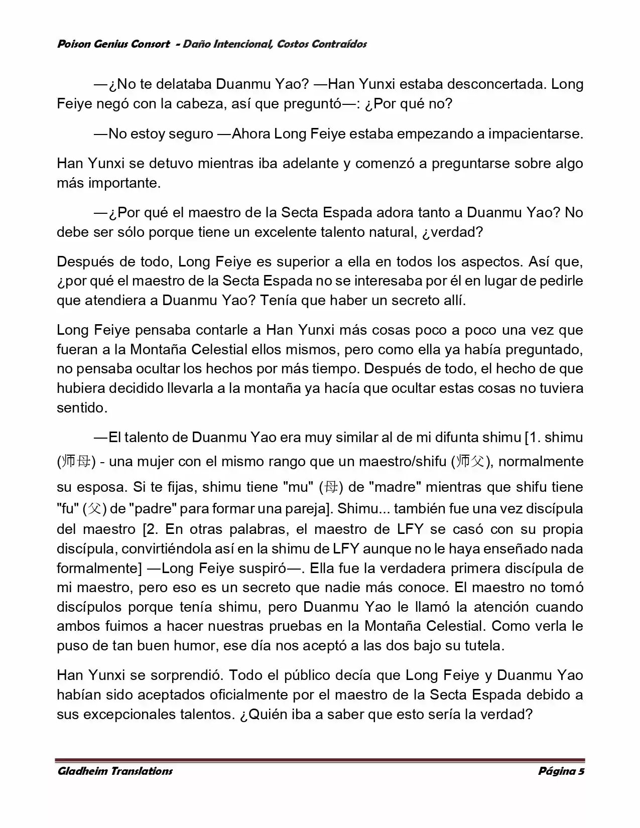 Poison Genious Consort (Novela) - Capítulo 379 - Página 5 - LectorTMOo