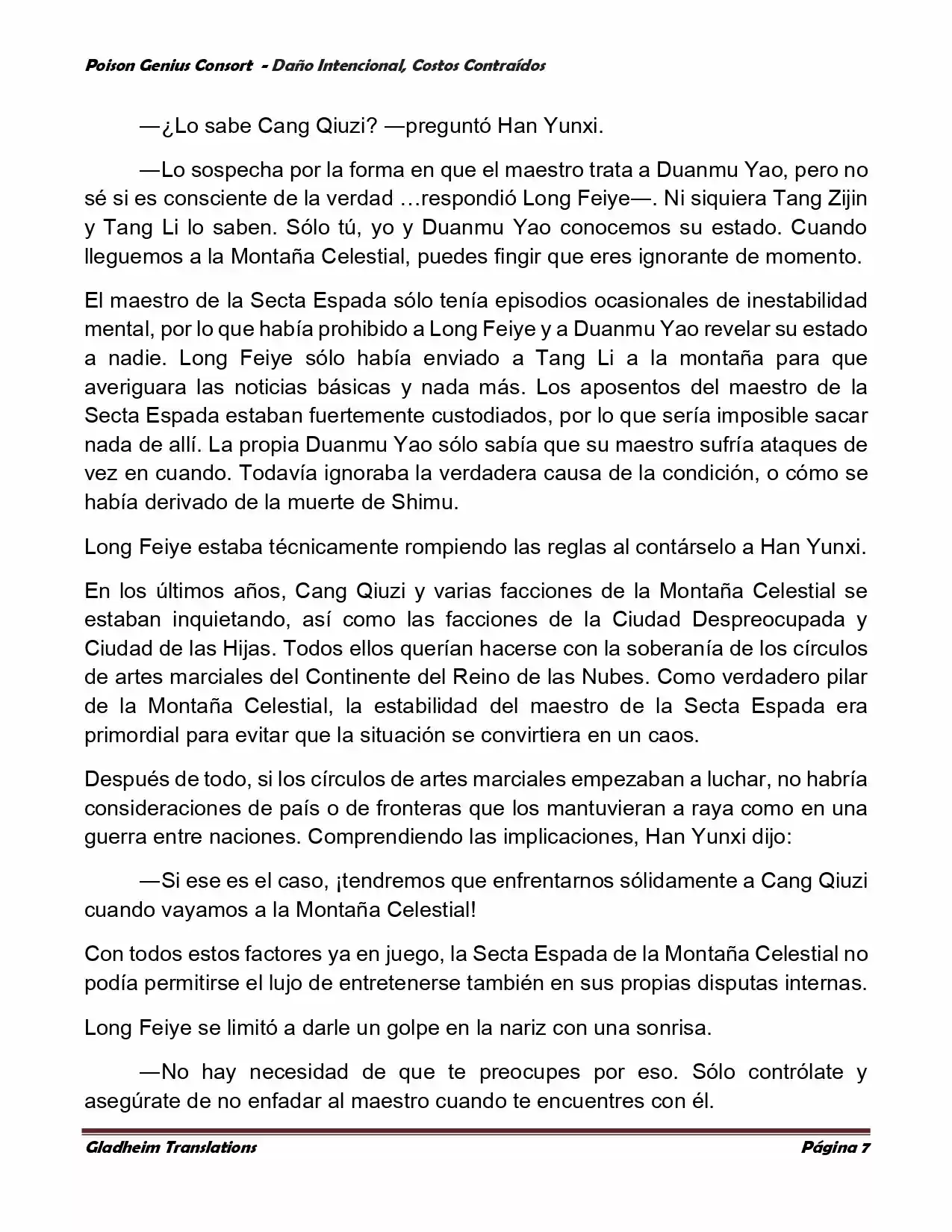 Poison Genious Consort (Novela) - Capítulo 379 - Página 7 - LectorTMOo
