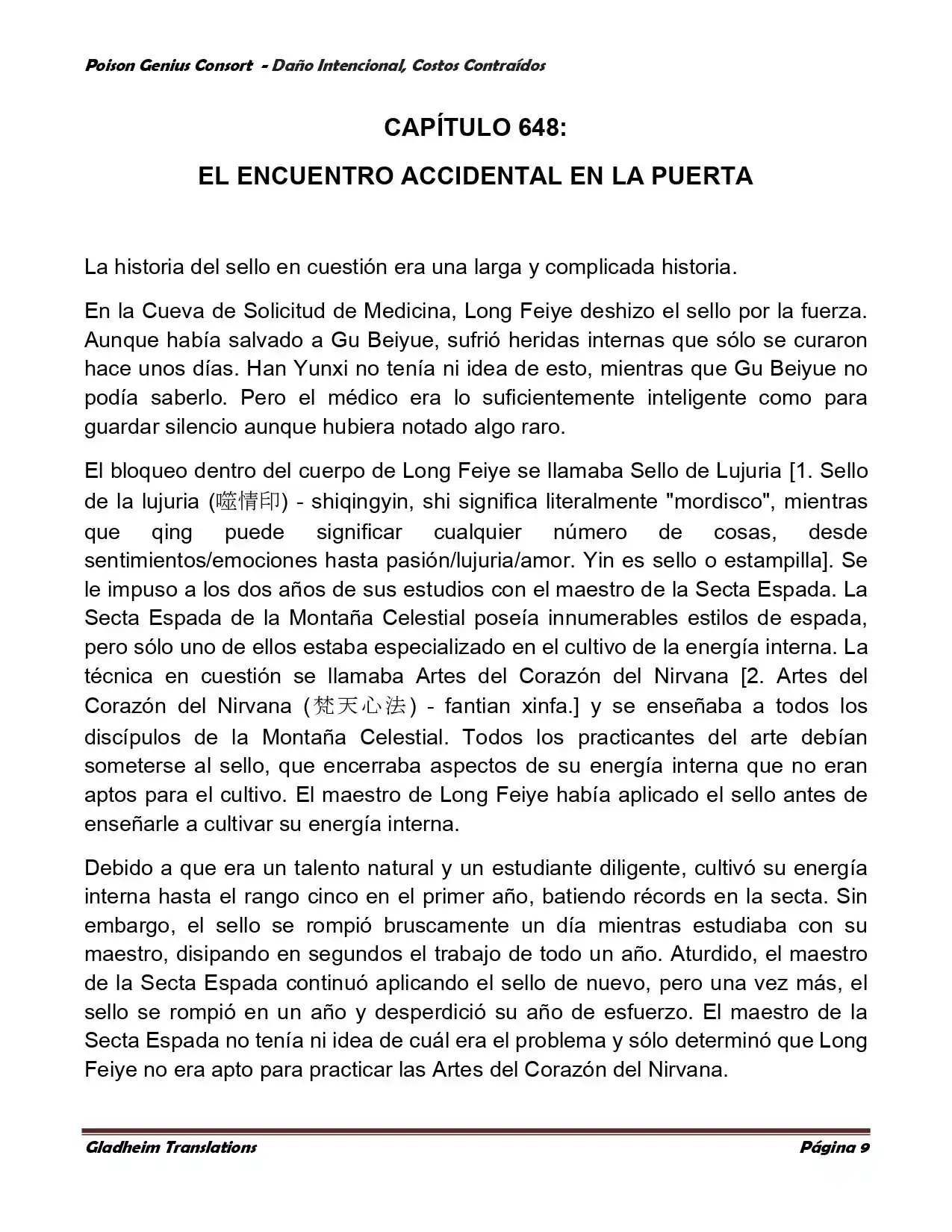 Poison Genious Consort (Novela) - Capítulo 379 - Página 9 - LectorTMOo