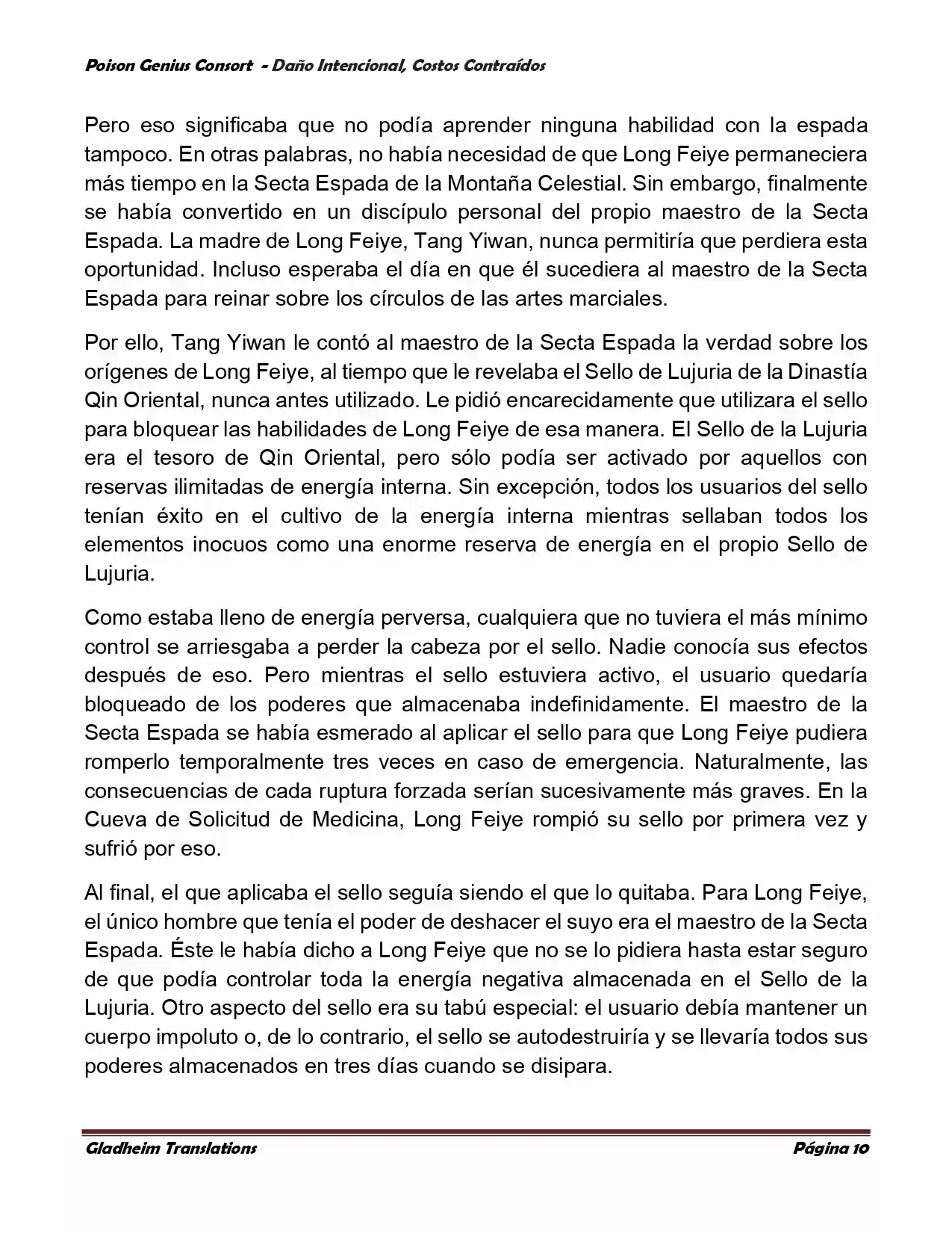 Poison Genious Consort (Novela) - Capítulo 379 - Página 10 - LectorTMOo