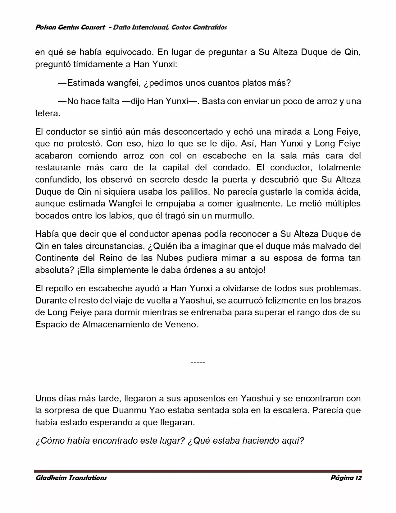 Poison Genious Consort (Novela) - Capítulo 379 - Página 12 - LectorTMOo