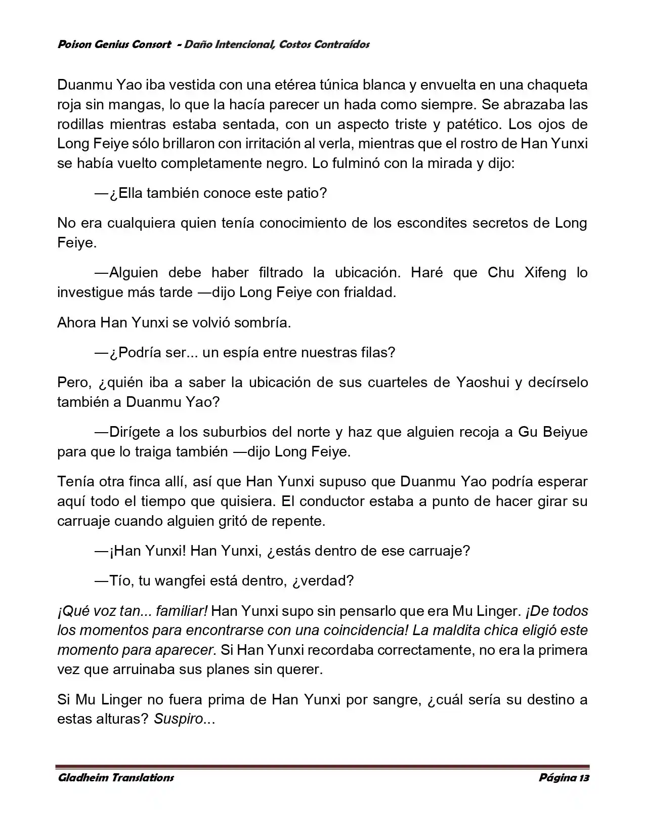 Poison Genious Consort (Novela) - Capítulo 379 - Página 13 - LectorTMOo