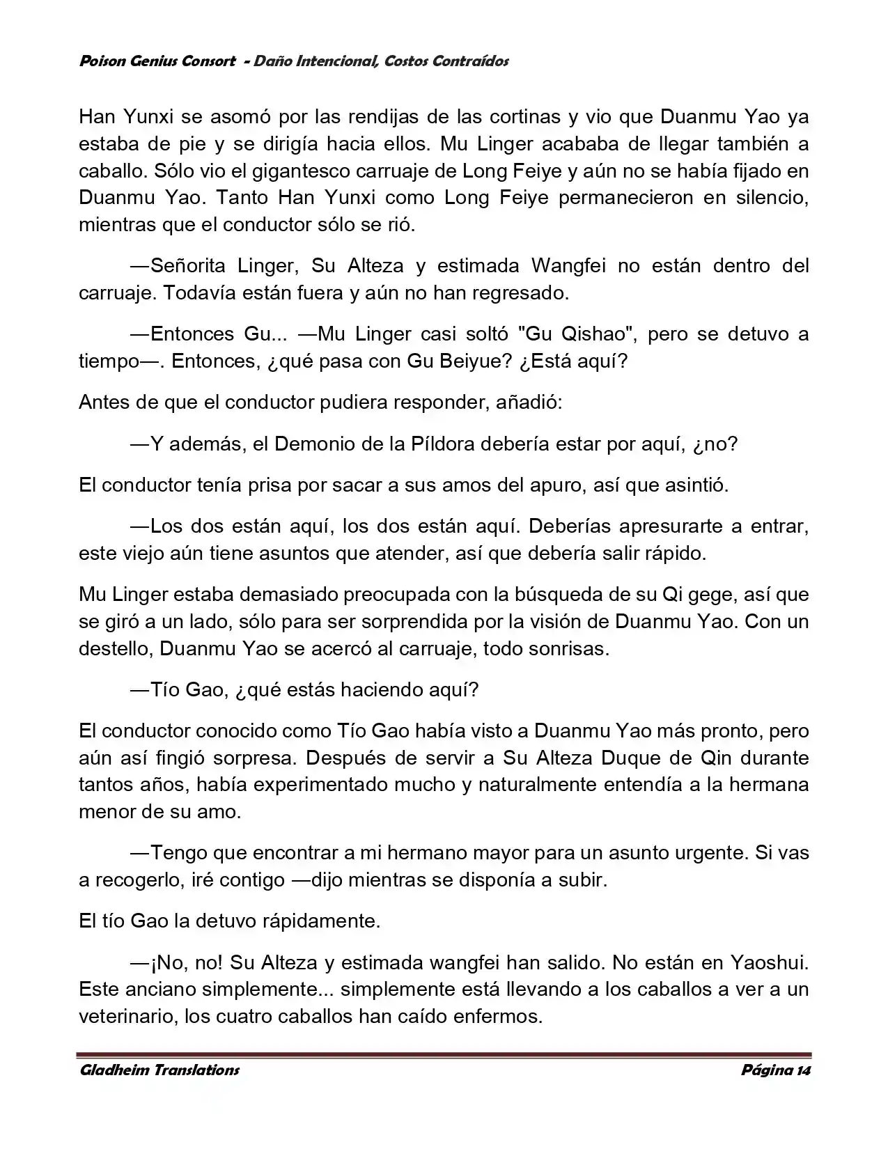 Poison Genious Consort (Novela) - Capítulo 379 - Página 14 - LectorTMOo