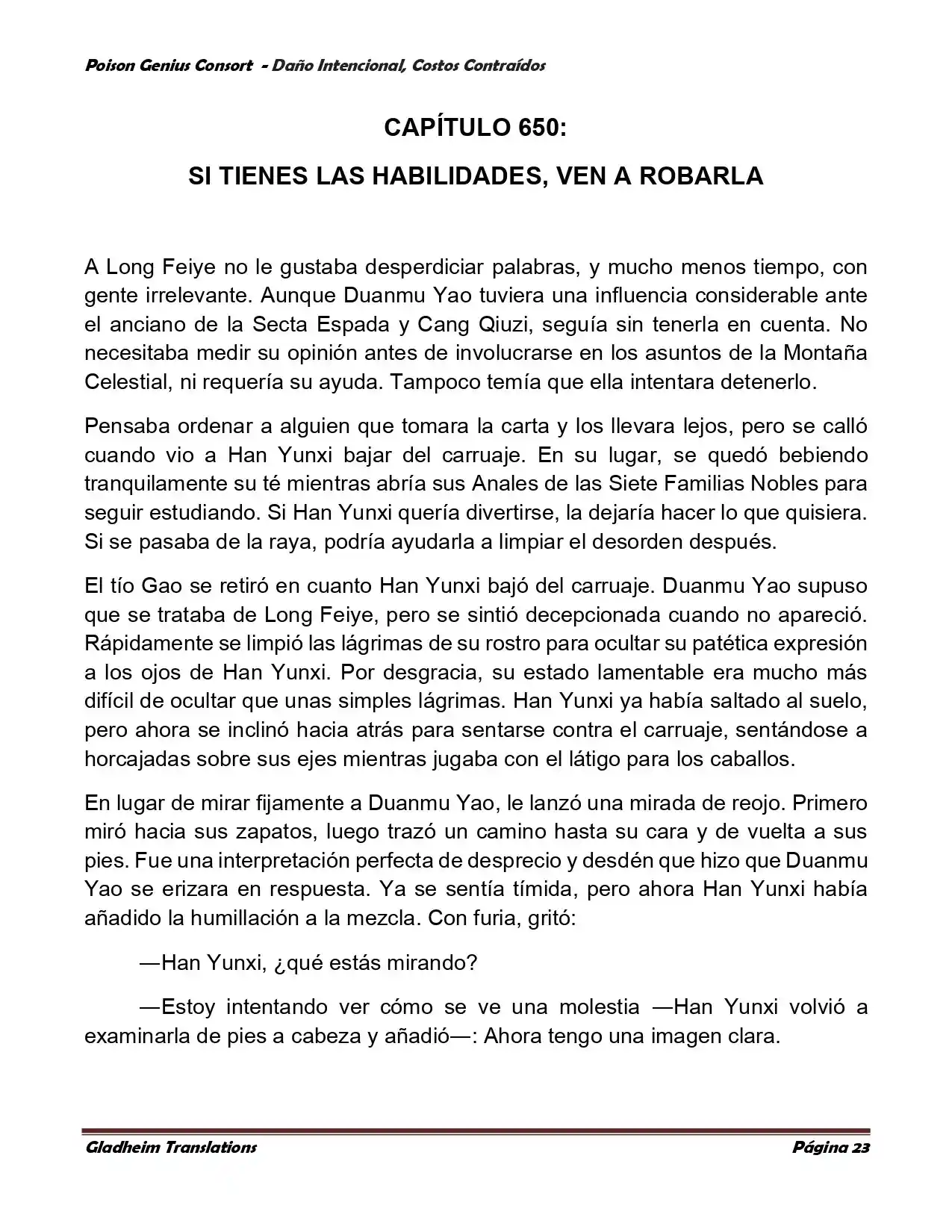 Poison Genious Consort (Novela) - Capítulo 379 - Página 23 - LectorTMOo