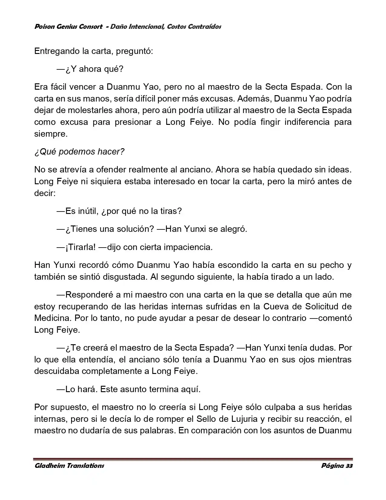 Poison Genious Consort (Novela) - Capítulo 379 - Página 33 - LectorTMOo