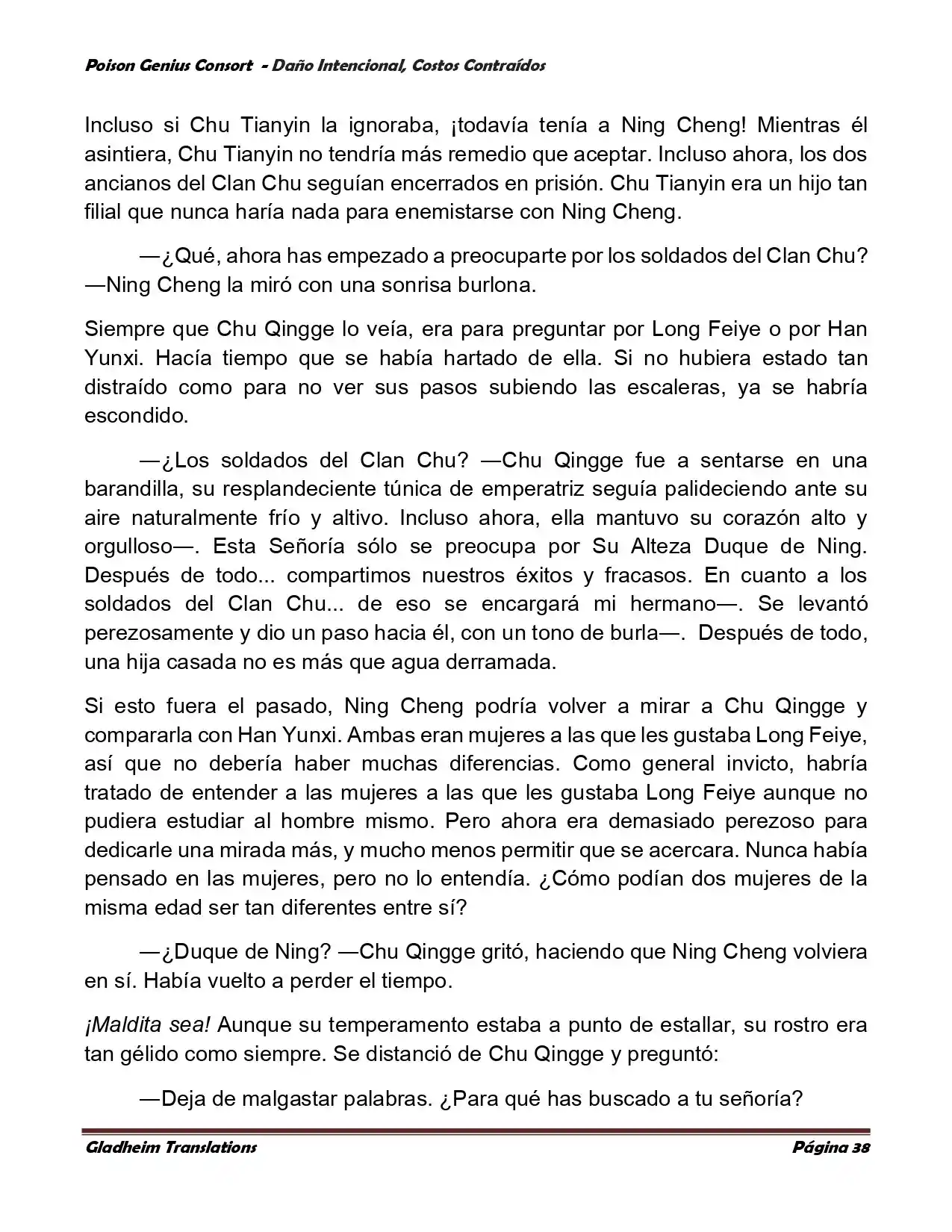 Poison Genious Consort (Novela) - Capítulo 379 - Página 38 - LectorTMOo