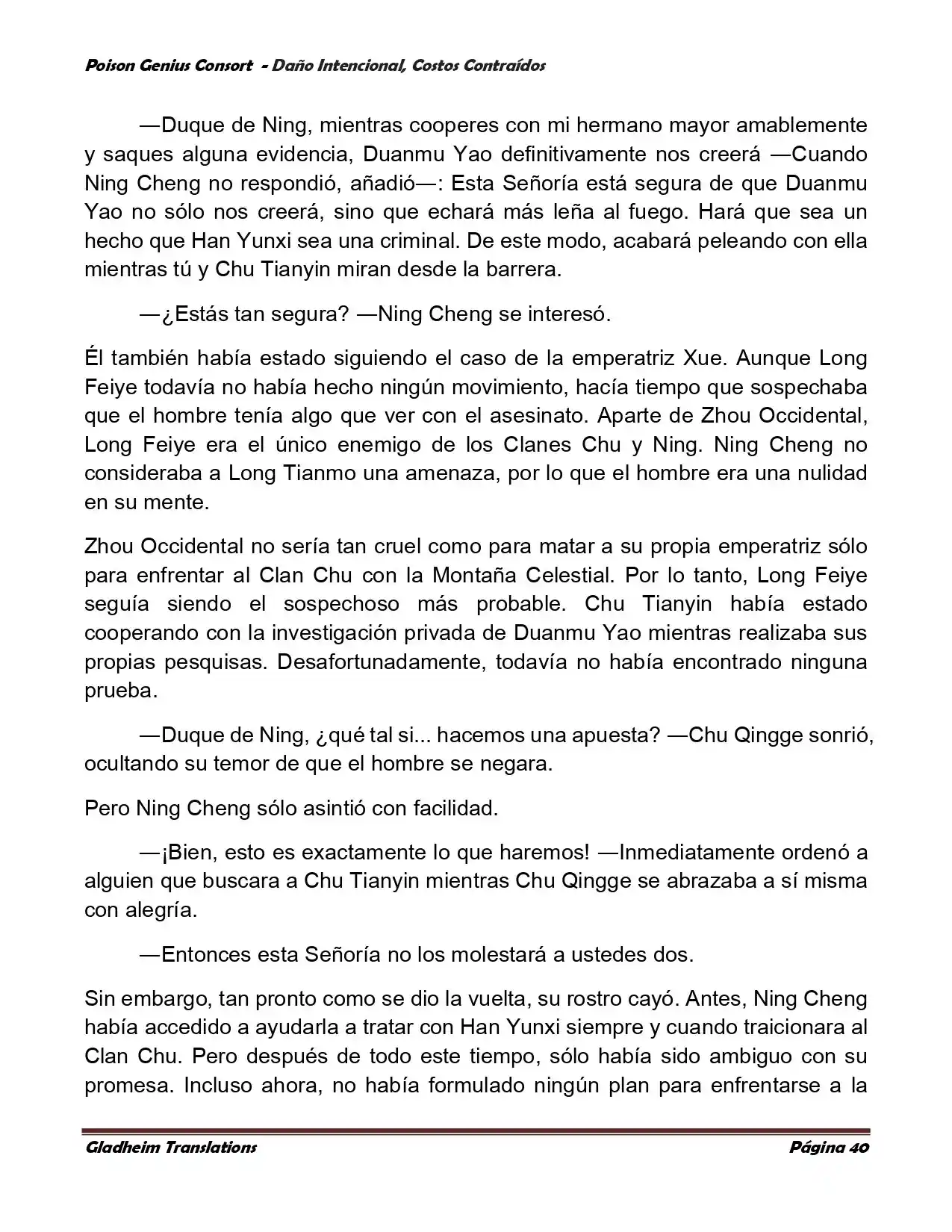 Poison Genious Consort (Novela) - Capítulo 379 - Página 40 - LectorTMOo