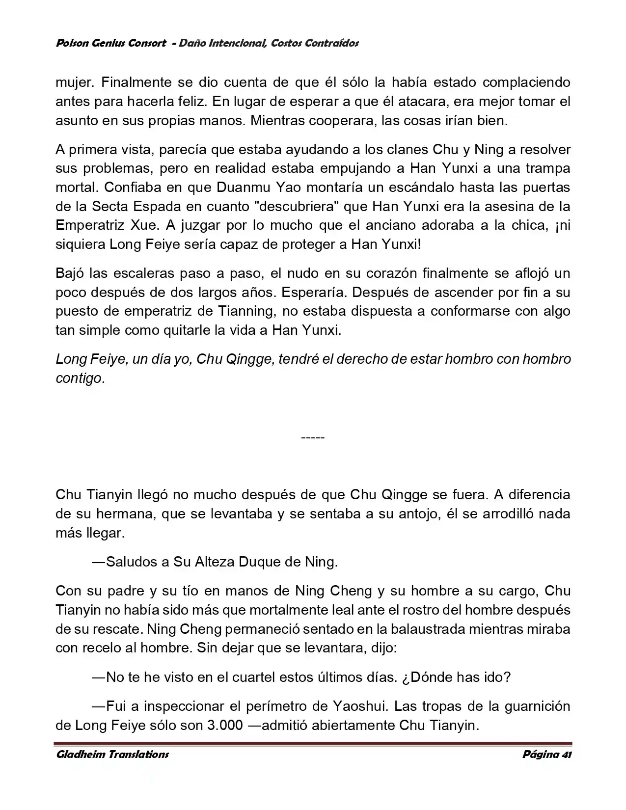 Poison Genious Consort (Novela) - Capítulo 379 - Página 41 - LectorTMOo