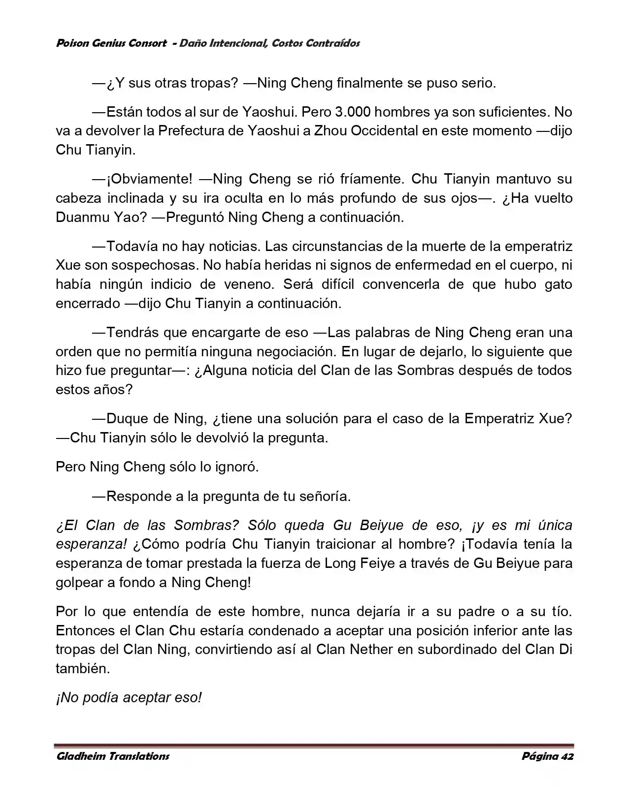 Poison Genious Consort (Novela) - Capítulo 379 - Página 42 - LectorTMOo