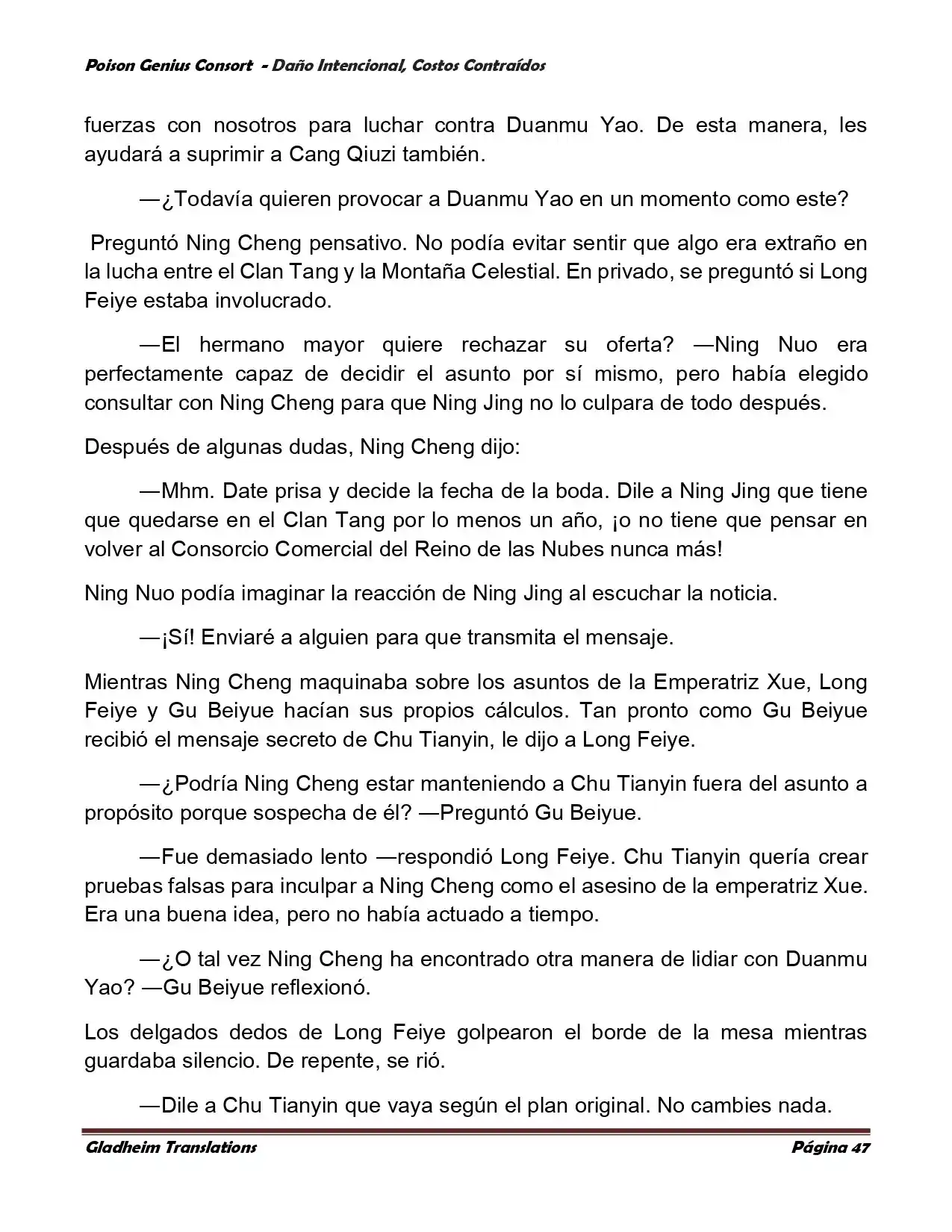 Poison Genious Consort (Novela) - Capítulo 379 - Página 47 - LectorTMOo