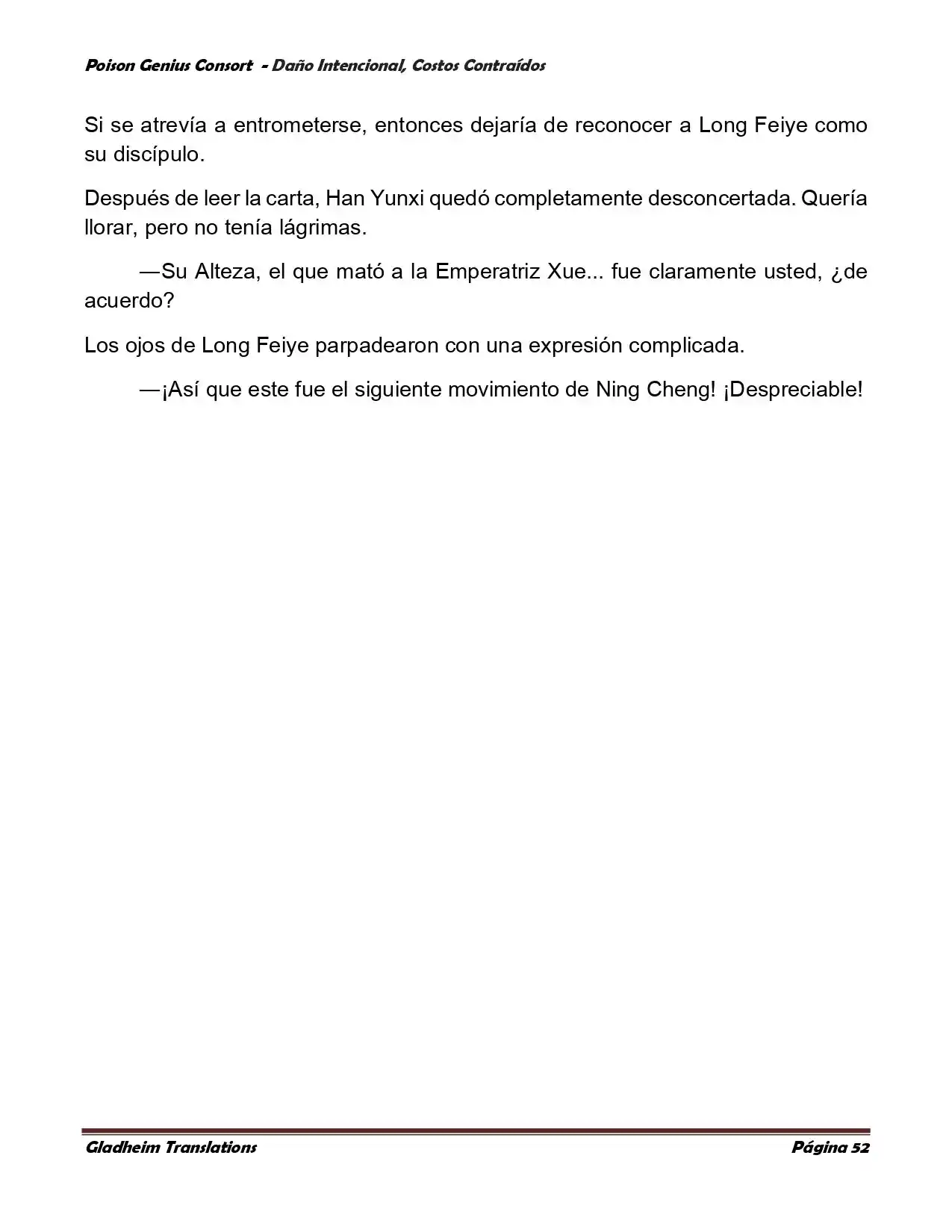 Poison Genious Consort (Novela) - Capítulo 379 - Página 52 - LectorTMOo