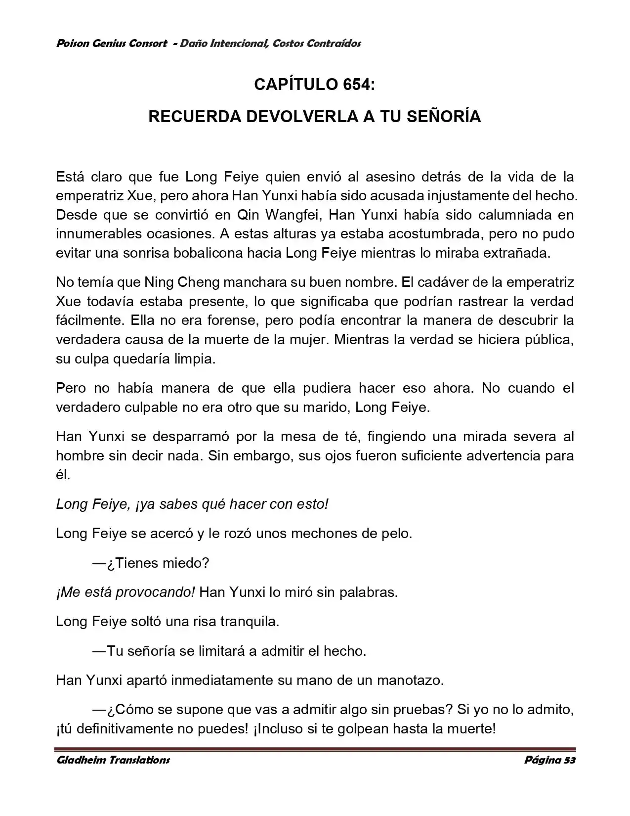 Poison Genious Consort (Novela) - Capítulo 379 - Página 53 - LectorTMOo