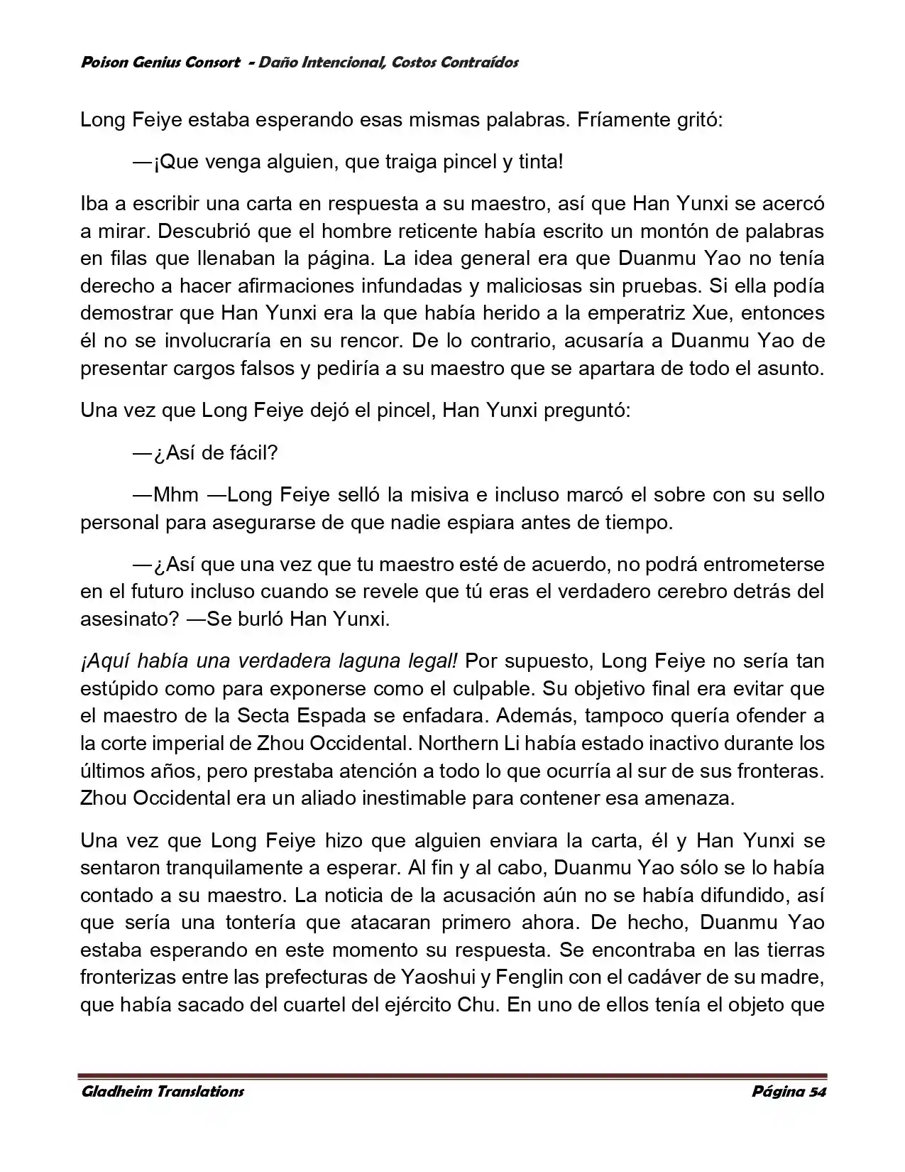 Poison Genious Consort (Novela) - Capítulo 379 - Página 54 - LectorTMOo