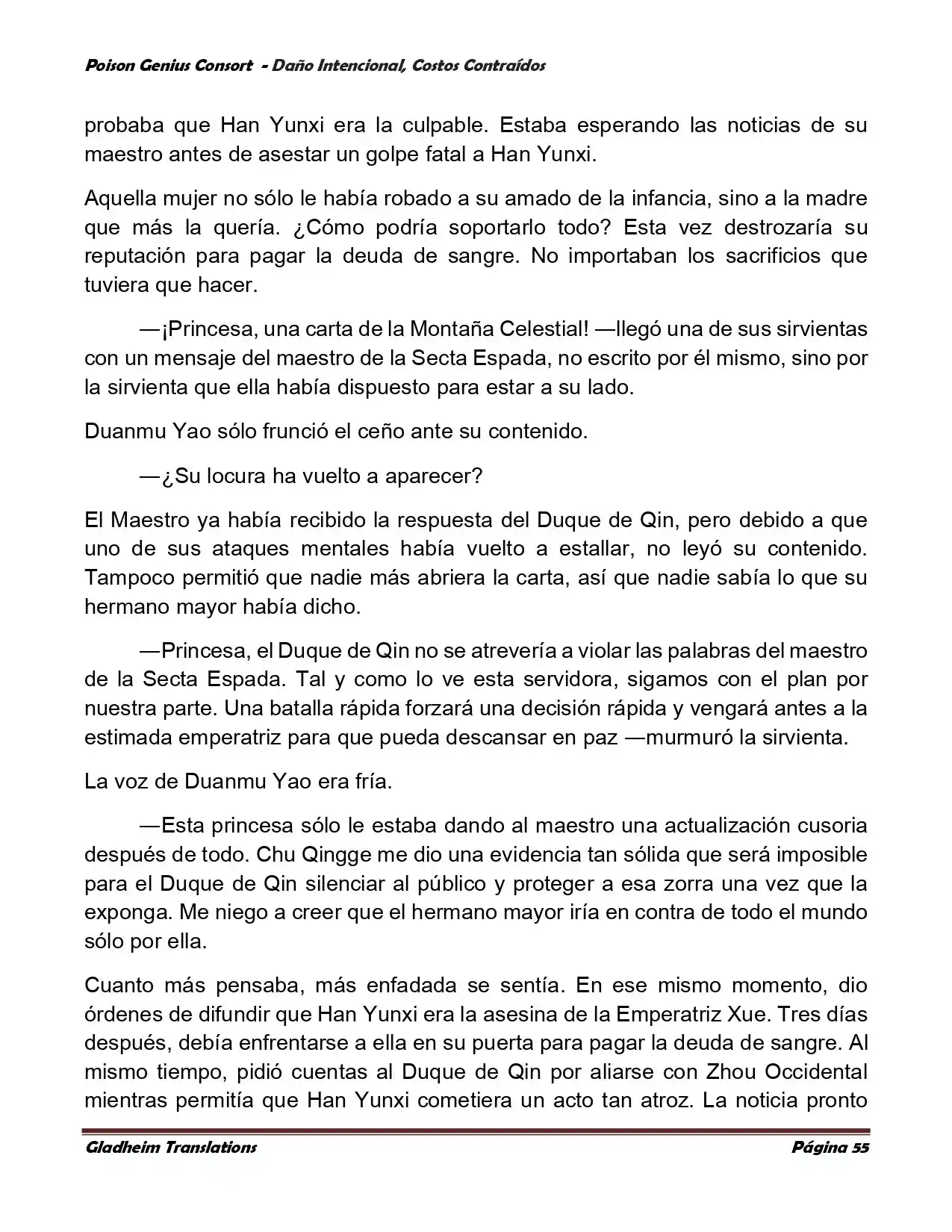 Poison Genious Consort (Novela) - Capítulo 379 - Página 55 - LectorTMOo