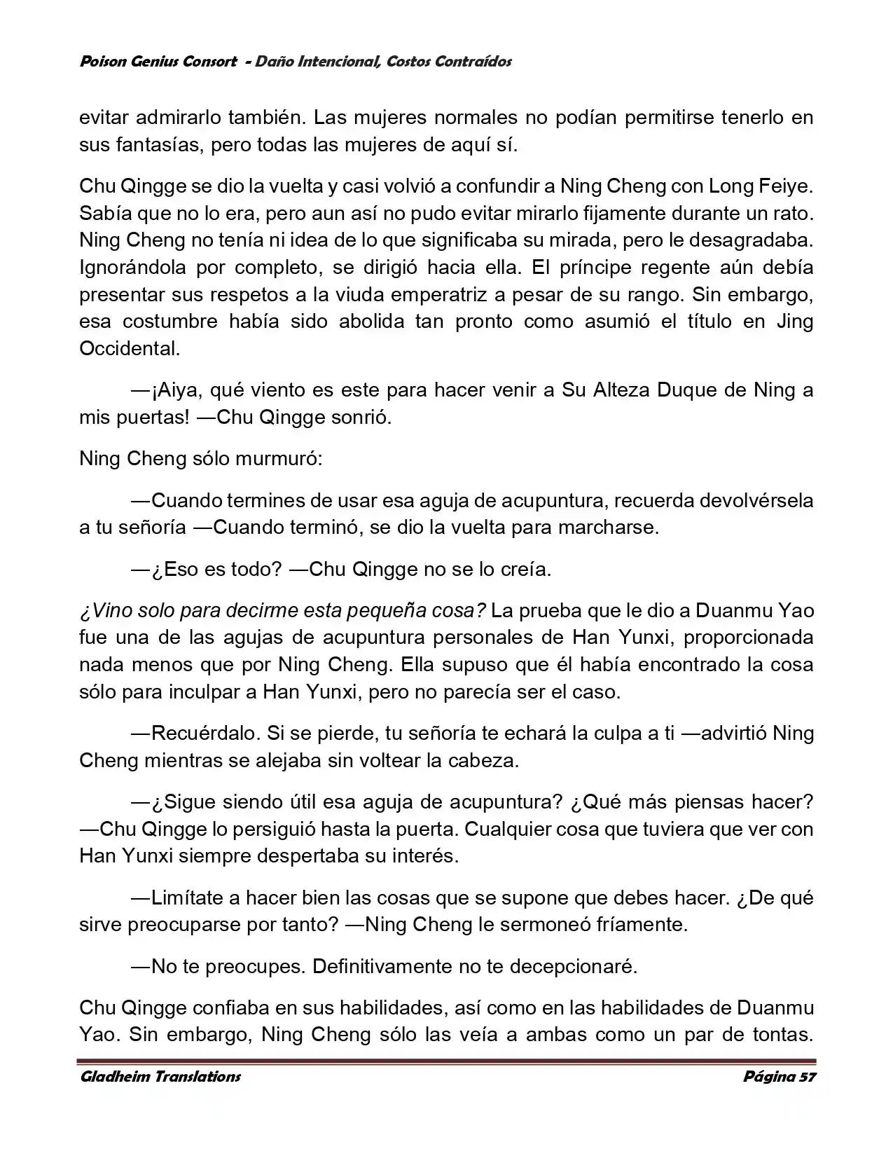 Poison Genious Consort (Novela) - Capítulo 379 - Página 57 - LectorTMOo