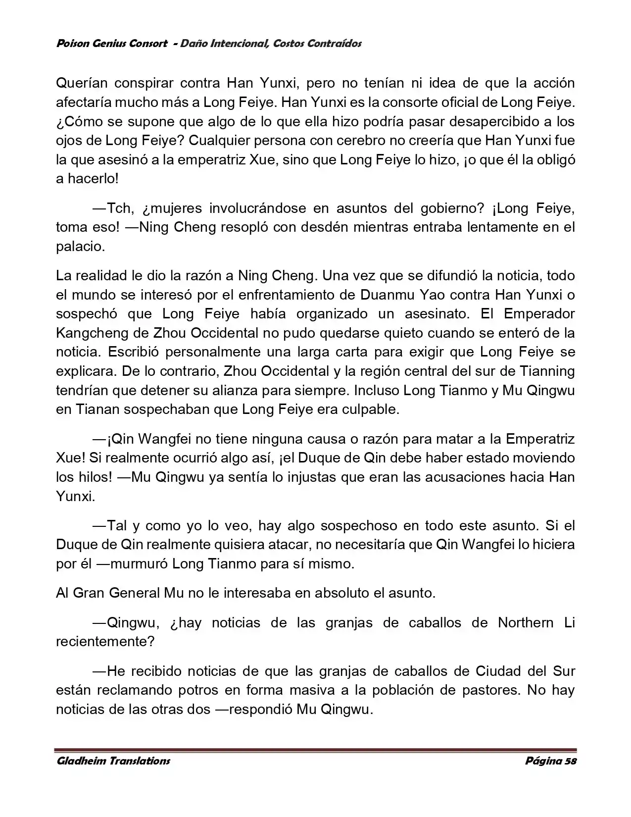 Poison Genious Consort (Novela) - Capítulo 379 - Página 58 - LectorTMOo