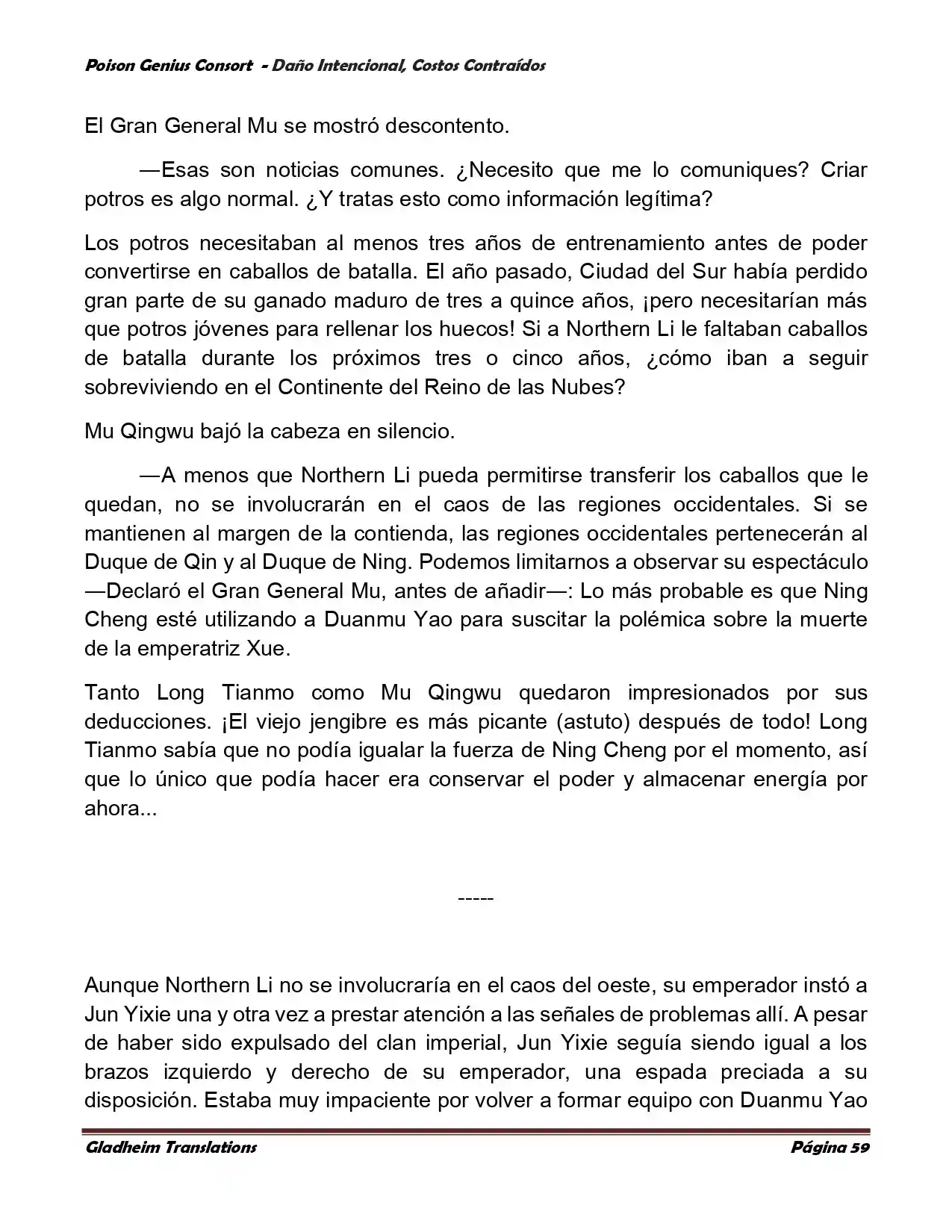 Poison Genious Consort (Novela) - Capítulo 379 - Página 59 - LectorTMOo