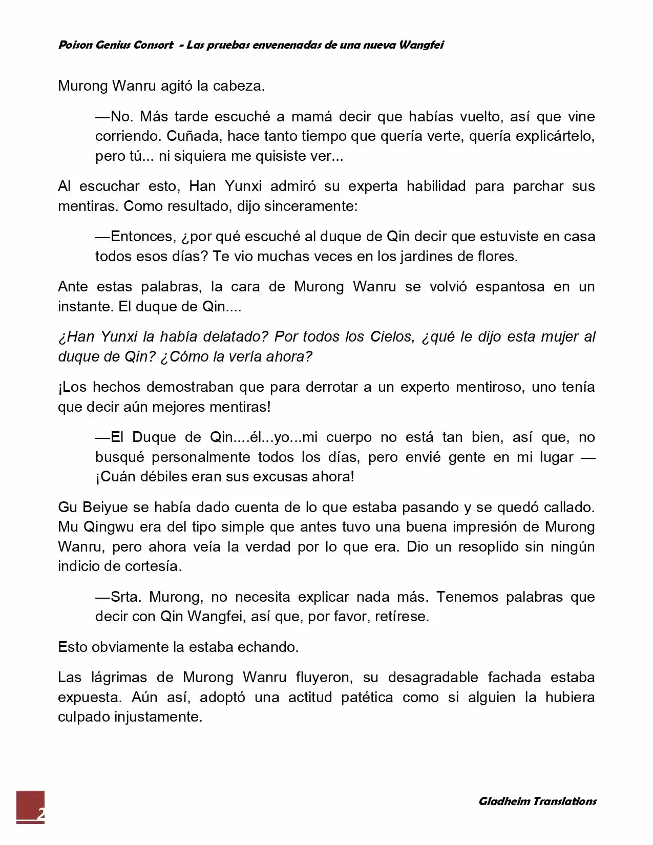 Poison Genious Consort (Novela) - Capítulo 38 - Página 2 - LectorTMOo