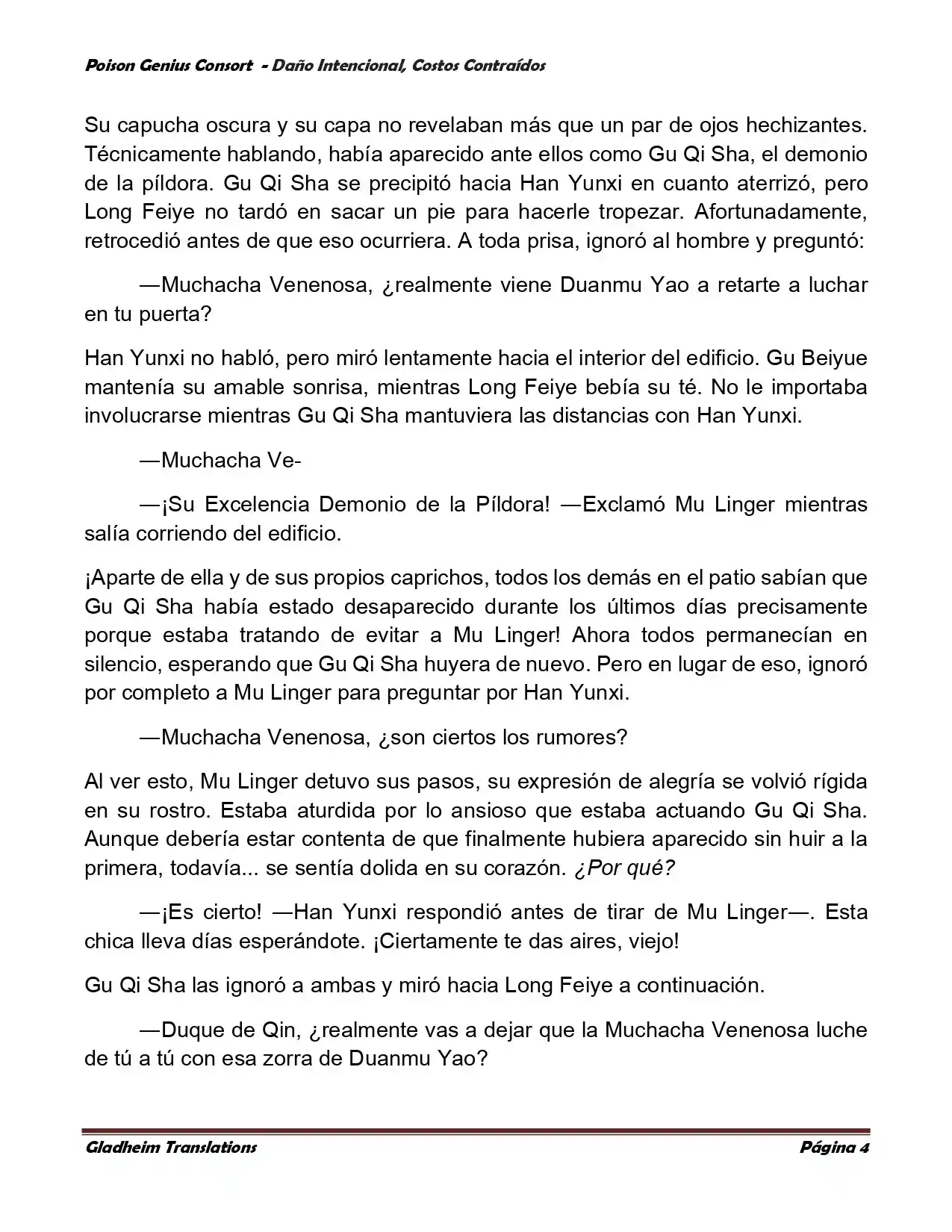 Poison Genious Consort (Novela) - Capítulo 380 - Página 4 - LectorTMOo