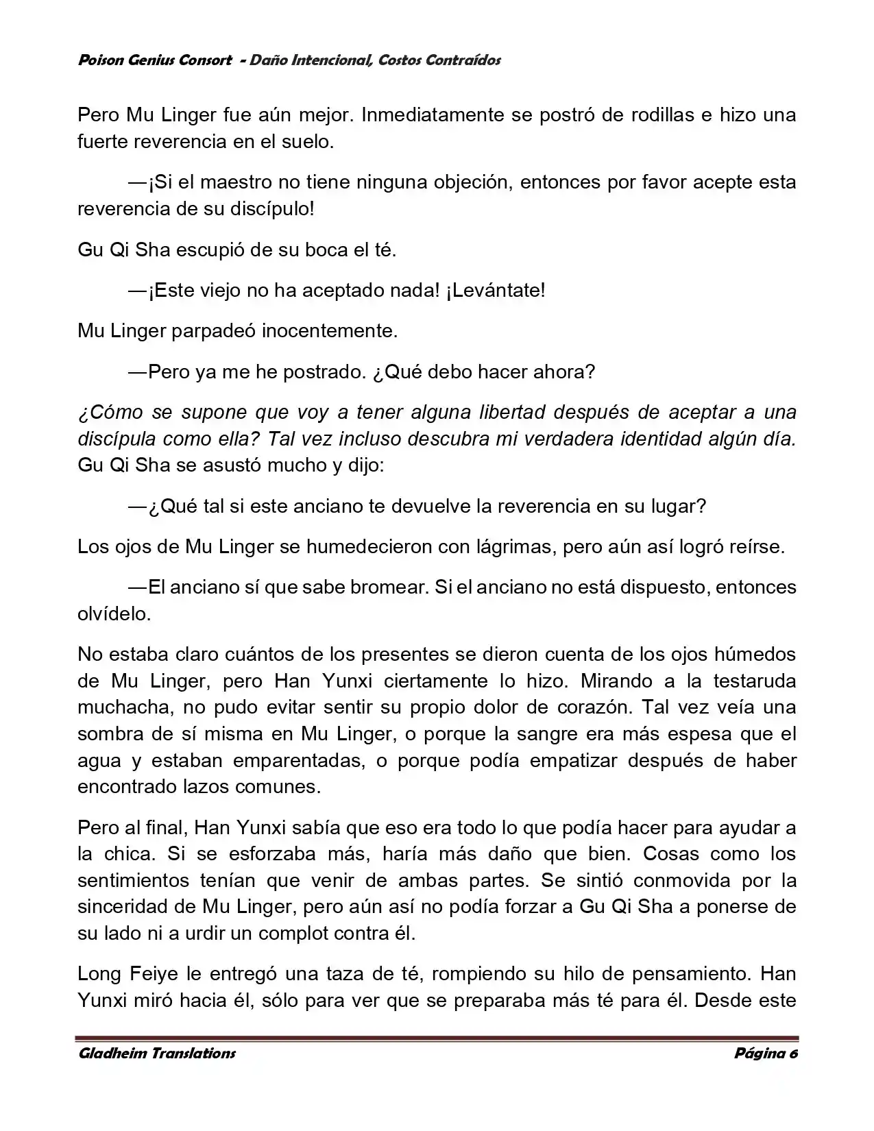 Poison Genious Consort (Novela) - Capítulo 380 - Página 6 - LectorTMOo