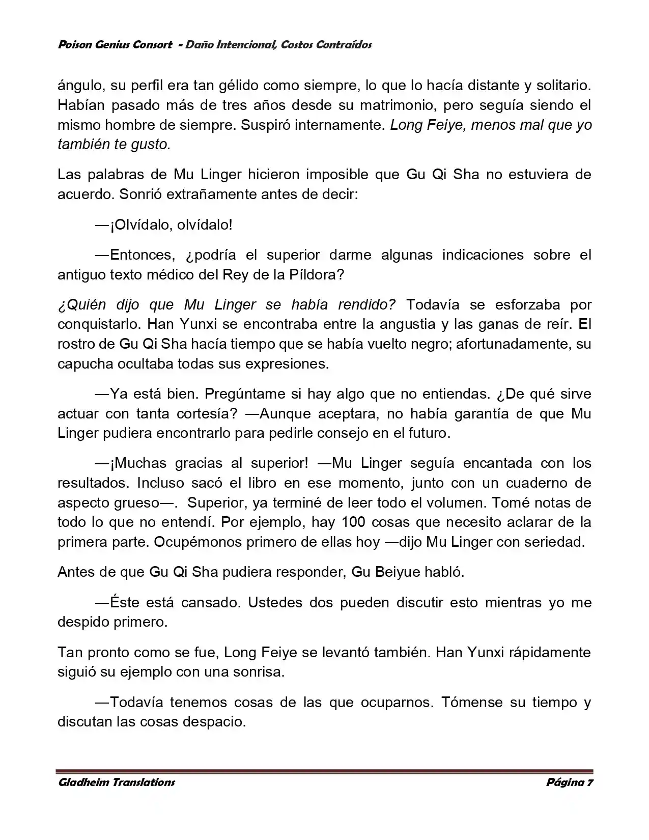 Poison Genious Consort (Novela) - Capítulo 380 - Página 7 - LectorTMOo