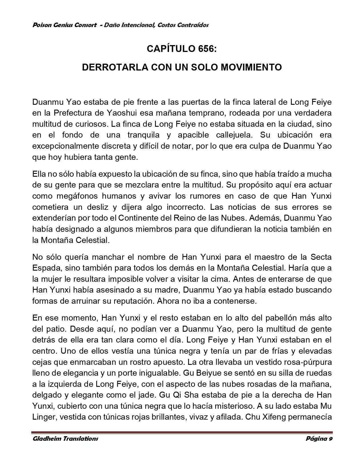 Poison Genious Consort (Novela) - Capítulo 380 - Página 9 - LectorTMOo