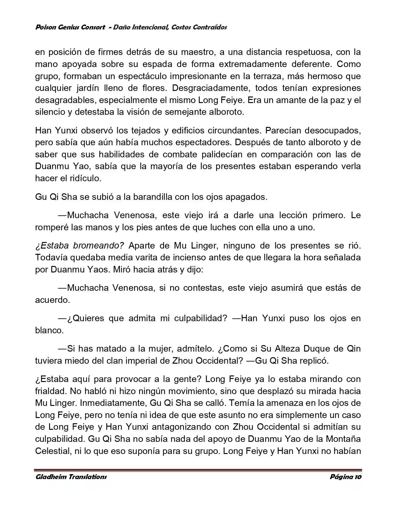 Poison Genious Consort (Novela) - Capítulo 380 - Página 10 - LectorTMOo