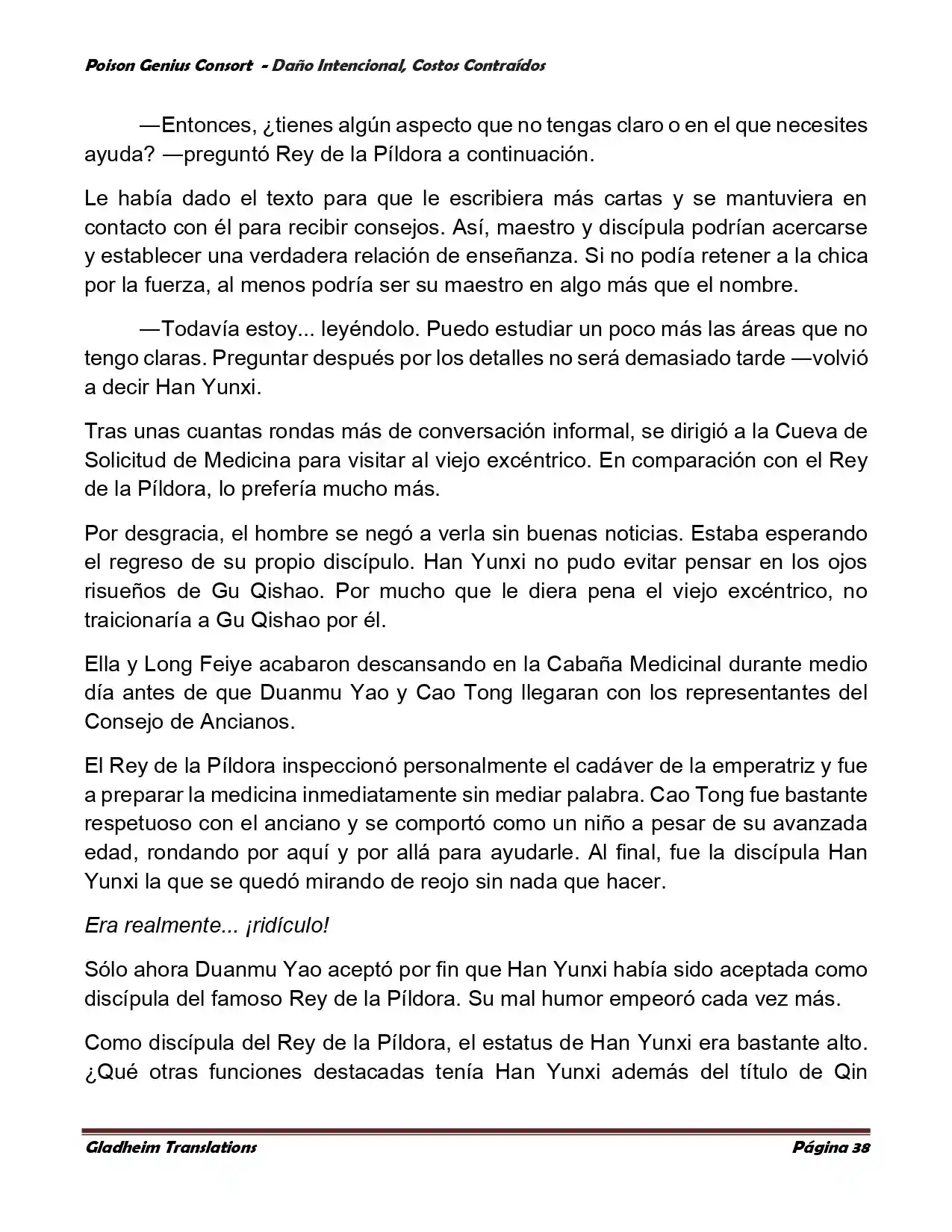 Poison Genious Consort (Novela) - Capítulo 380 - Página 33 - LectorTMOo
